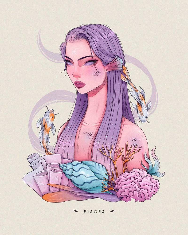 800x1000 Explore best zodiacsigns art. Zodiac art, Horoscope art, Astrology art