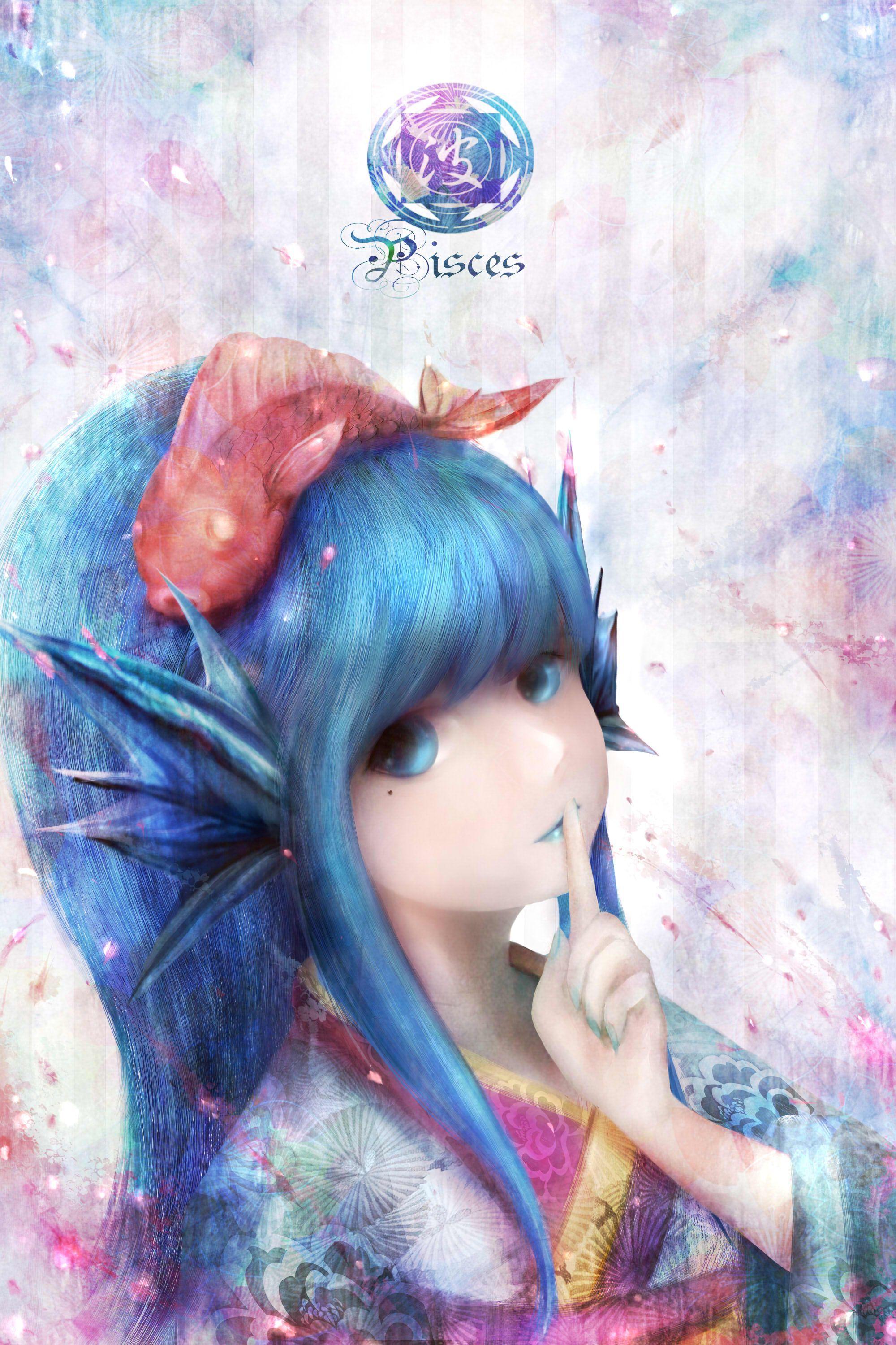 2000x3000 Pisces ♓. Pisces zodiac, Zodiac signs pisces, Zodiac art