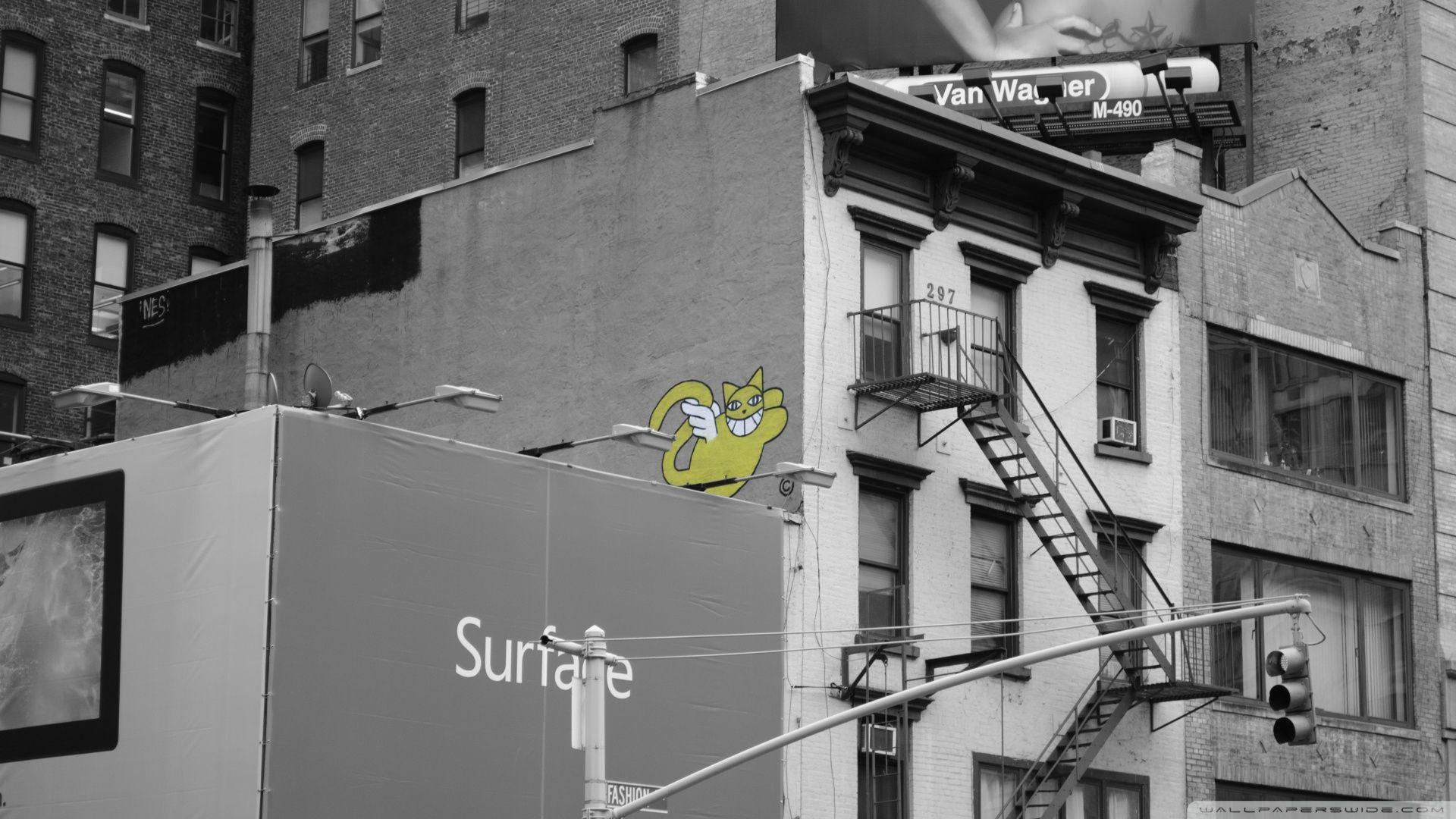 1920x1080 Download New York Graffiti Character Wallpaper 1920x1080