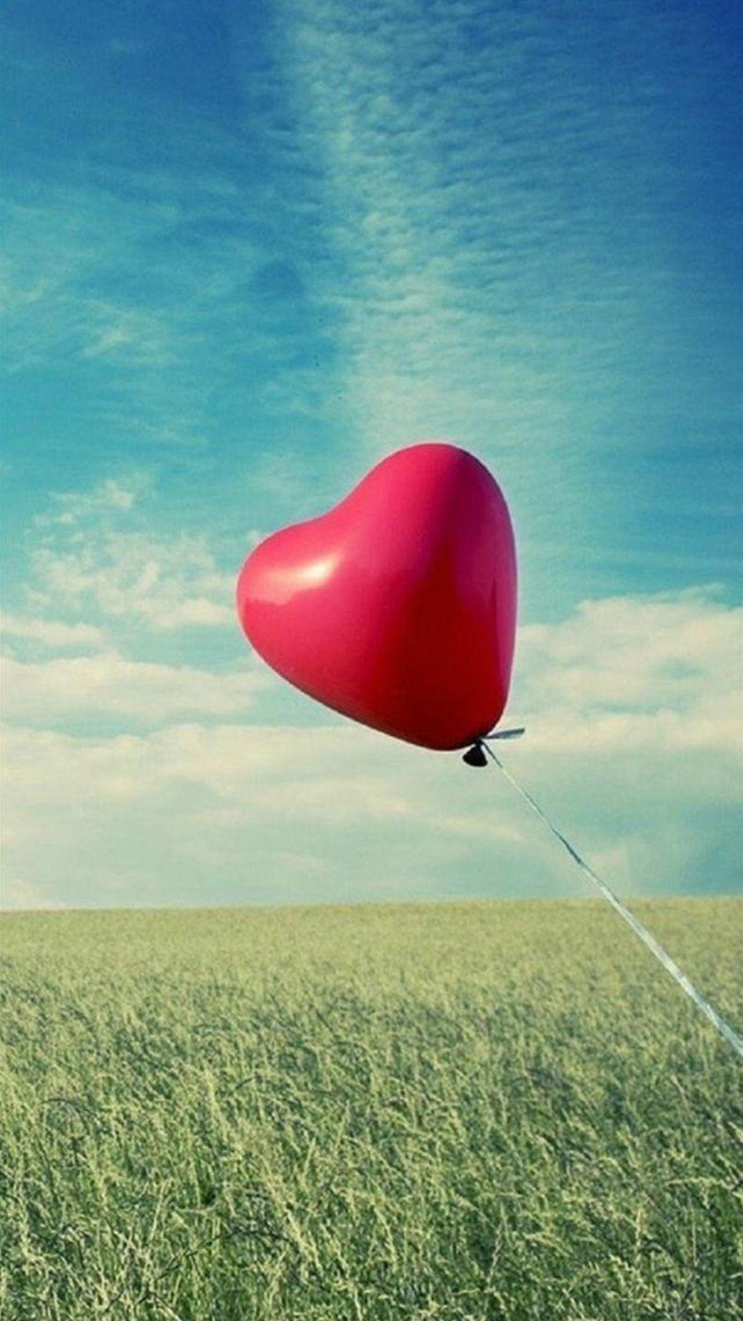1080x1920 Love Heart Balloon Android wallpaper HD wallpaper