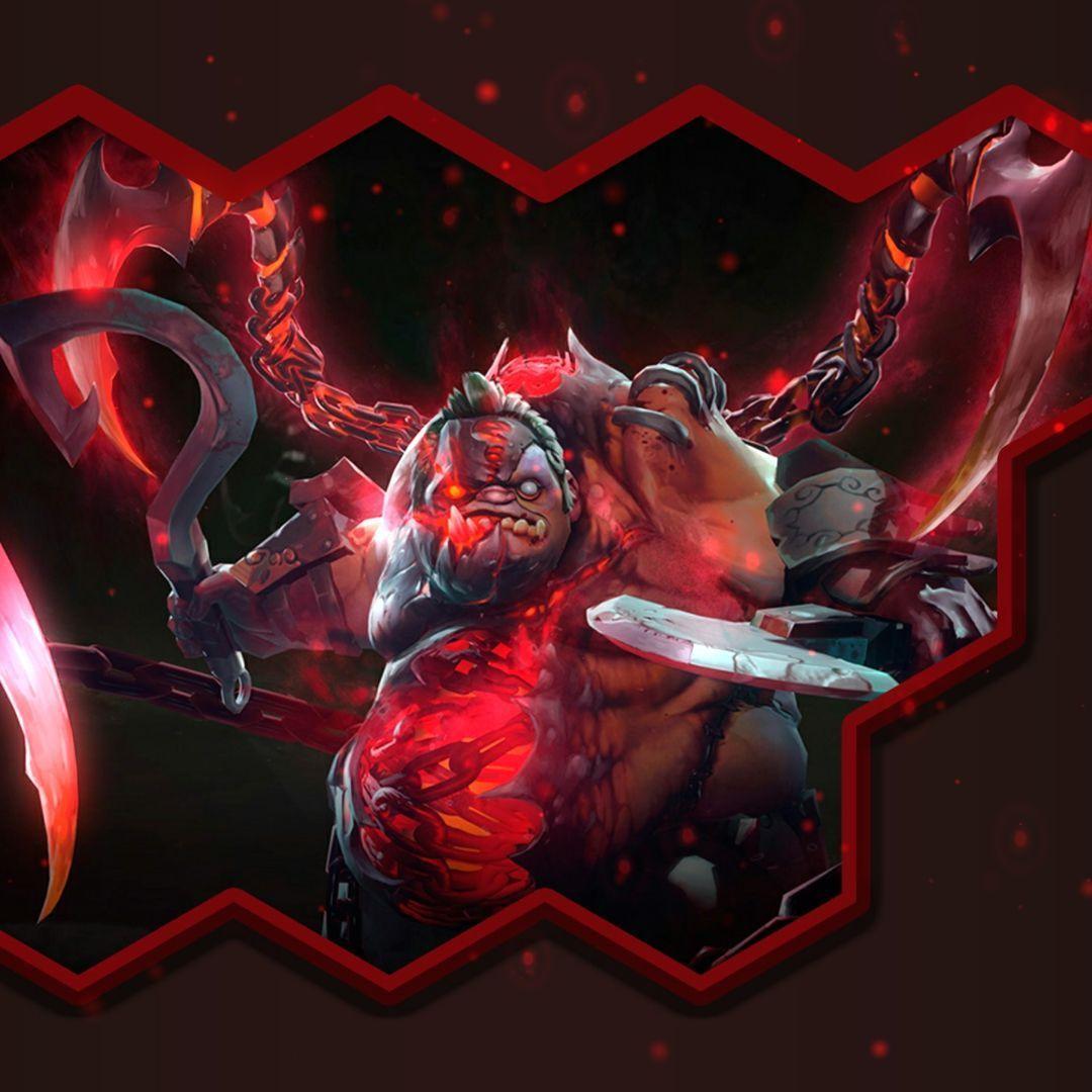 1080x1080 Pudge Arcana Wallpaper