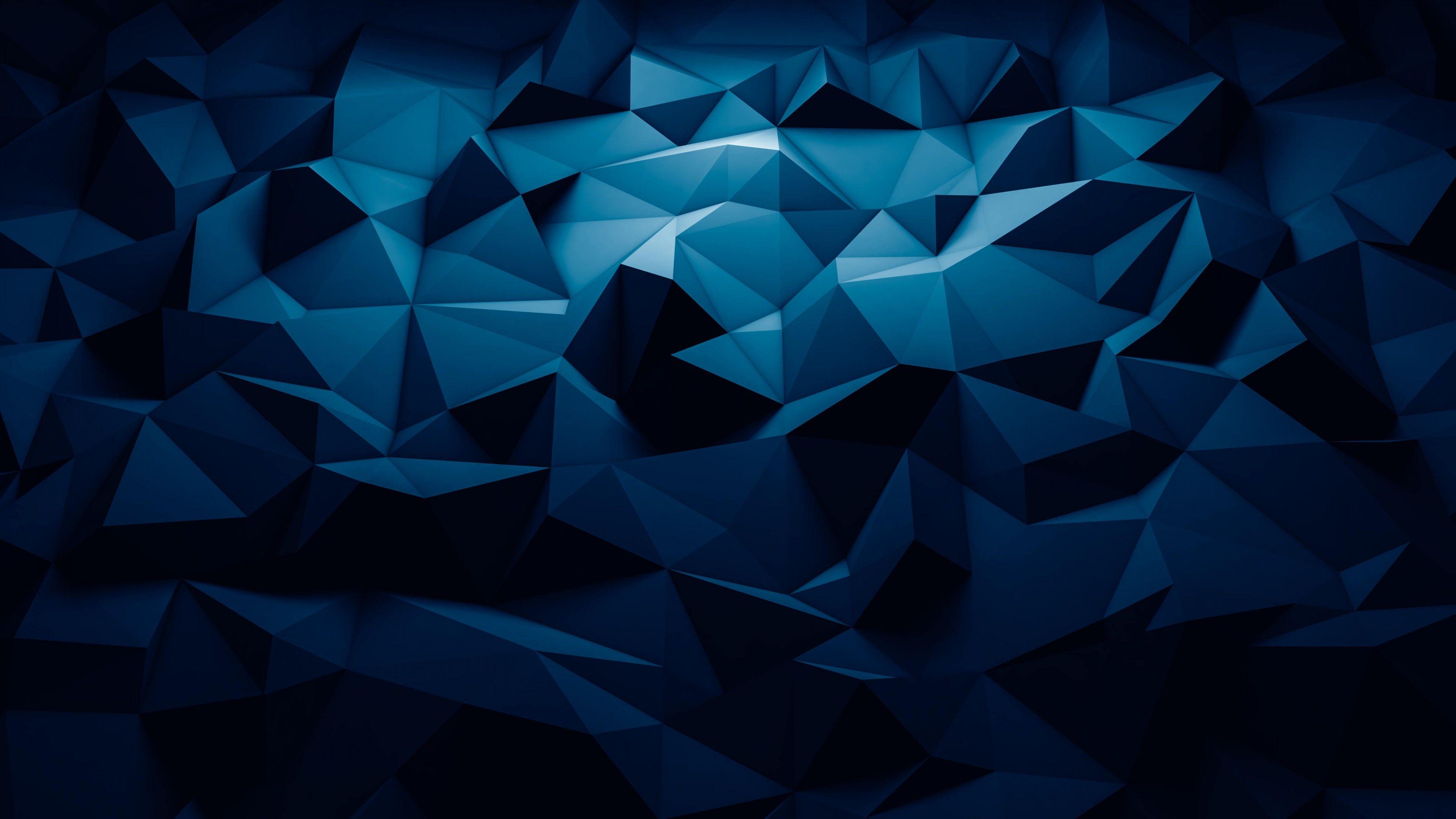 3840x2160 4k Polygon Wallpaper