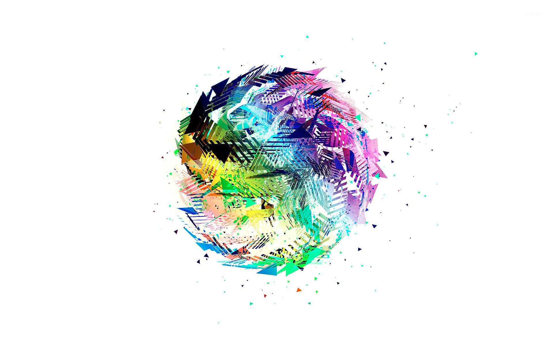 1920x1200 Polygon sphere wallpaper wallpaper