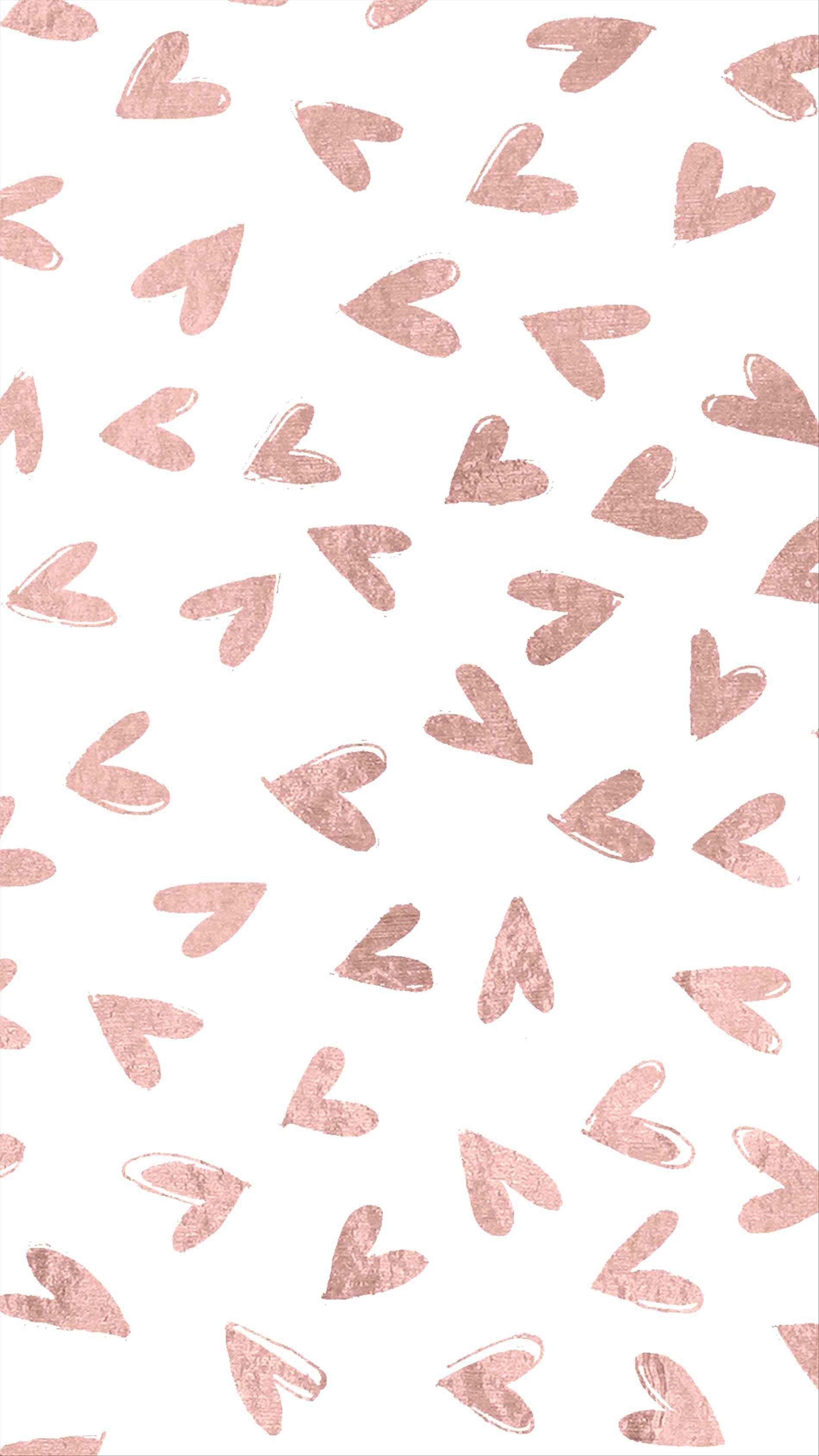 1899x3377 Rose Gold Heart Desktop Background .
