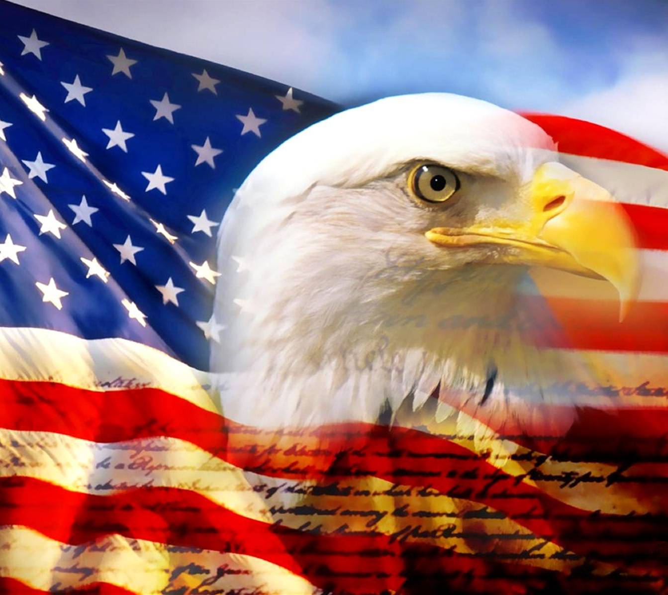 1343x1196 American Flag wallpaper