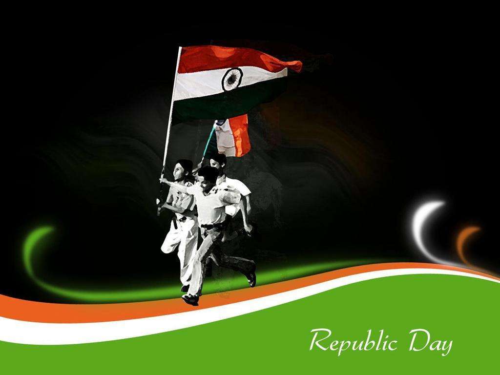 1024x768 Indian Flag Desktop Wallpaper HD