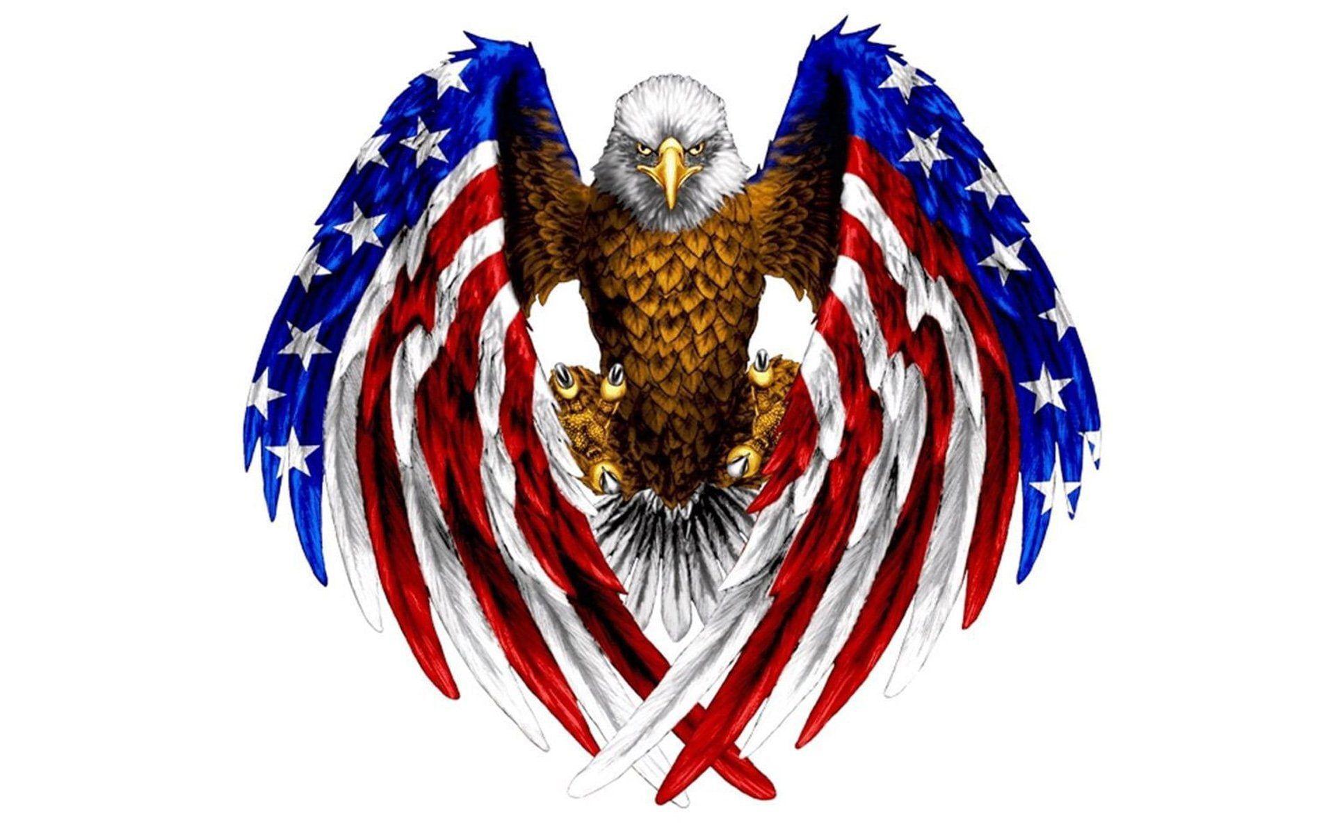 1920x1200 Birds Bald Eagle American Flag #Artistic #Eagle #Flag #Wings P # wallpaper #hdwallpaper #desktop. Bald eagle, Wings wallpaper, Eagle sketch