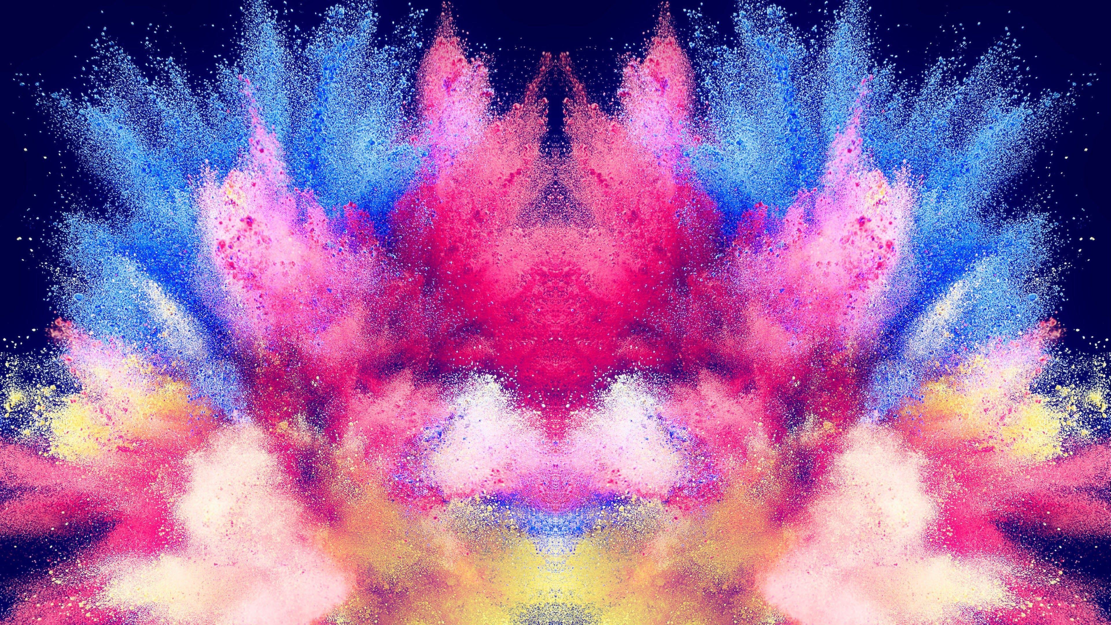 3840x2160 Powder Explosion Wallpaper 4K .