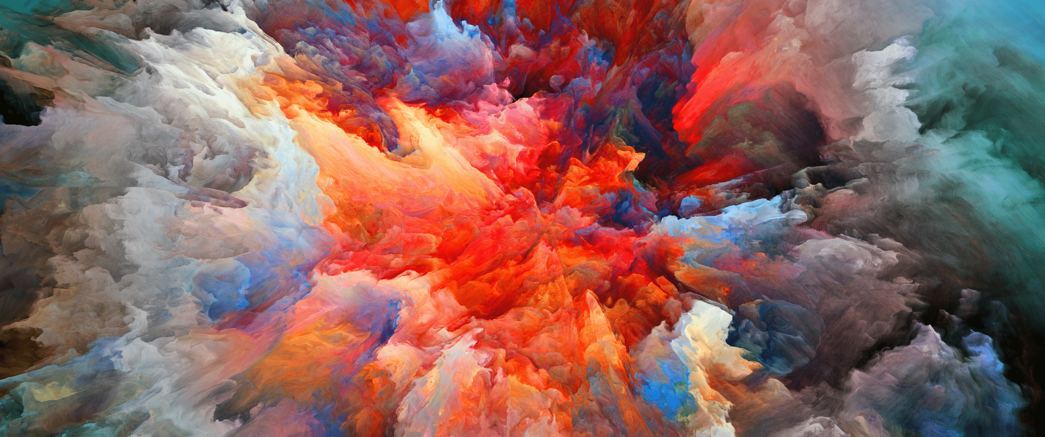 3440x1440 Wallpaper Phone Colour Explosion .
