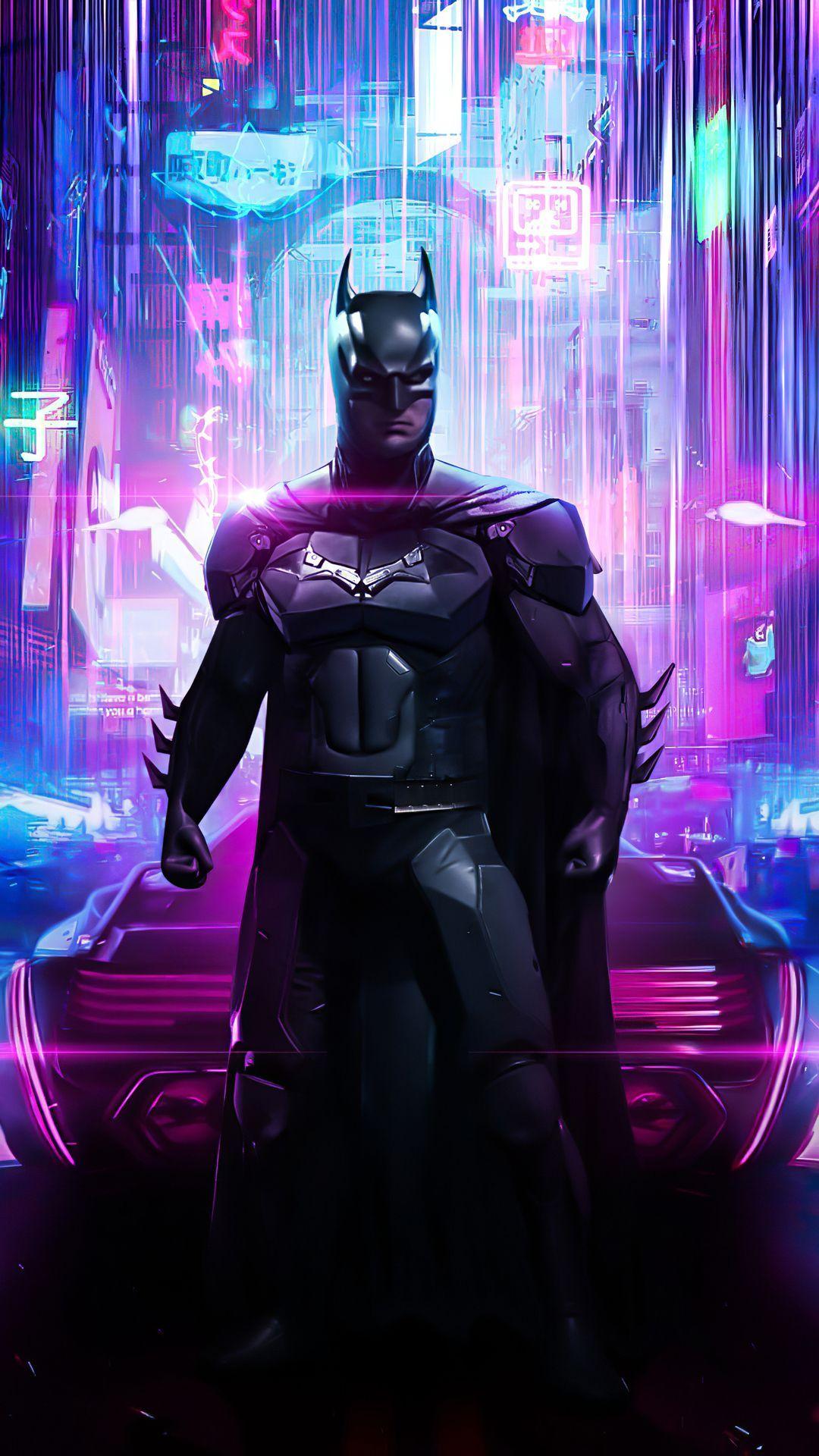 purple batman pop