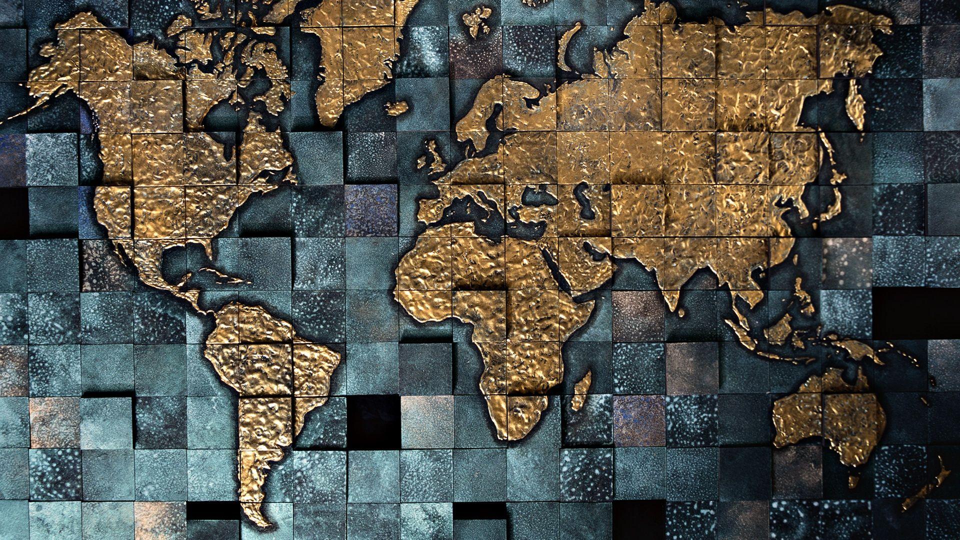 1920x1080 World Map Cool Wallpaper .