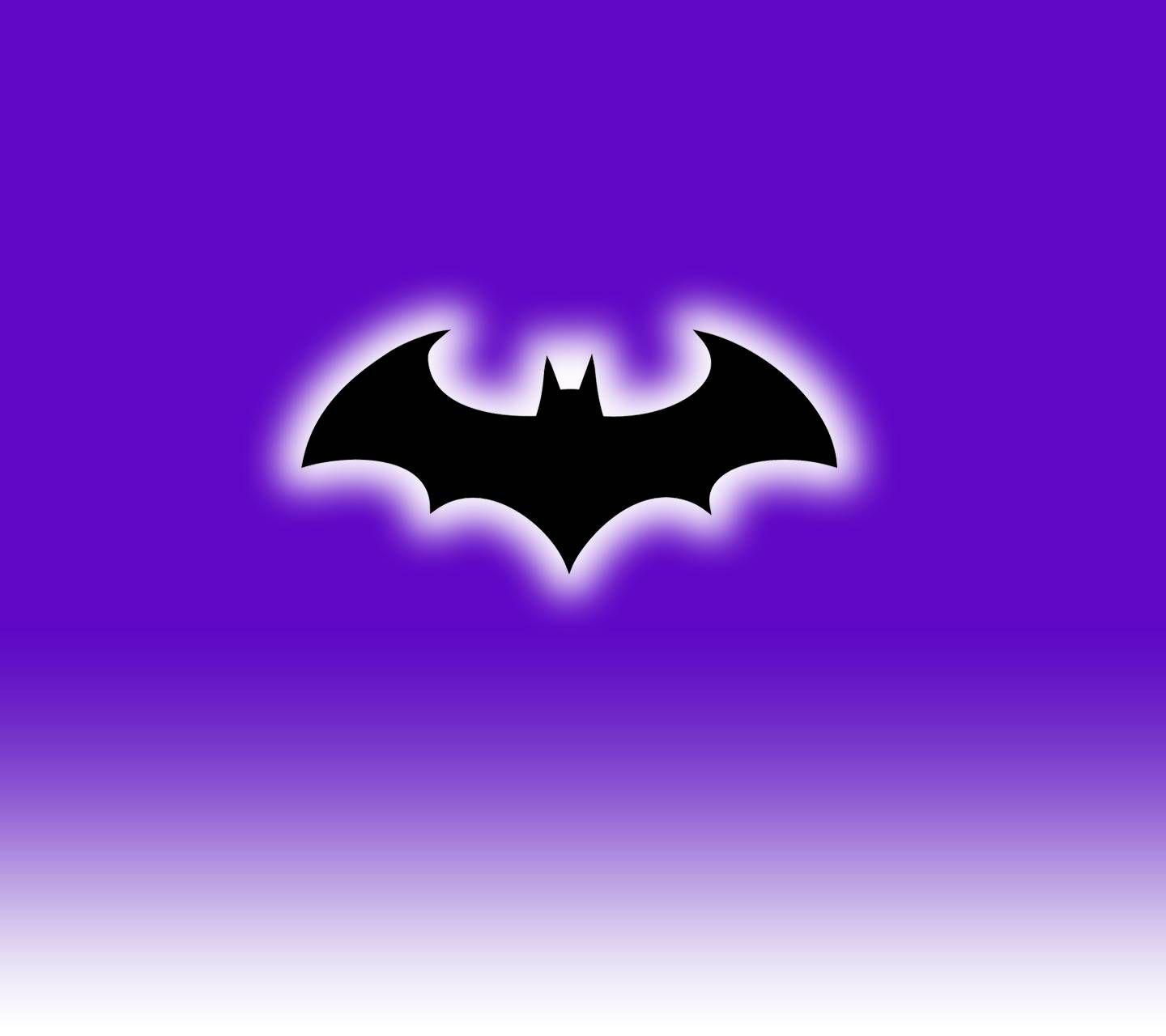 Batman Symbol Wallpaper Purple