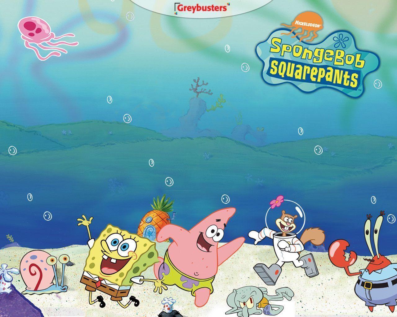 1280x1024 Spongebob Squarepants Wallpaper