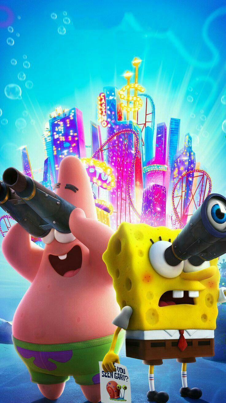 736x1308 Spongebob Squarepants HD wallpaper art for iPhone 11pro. #The movie. #Spongebob Squarepants movie. Spongebob wallpaper, Spongebob iphone wallpaper, Spongebob