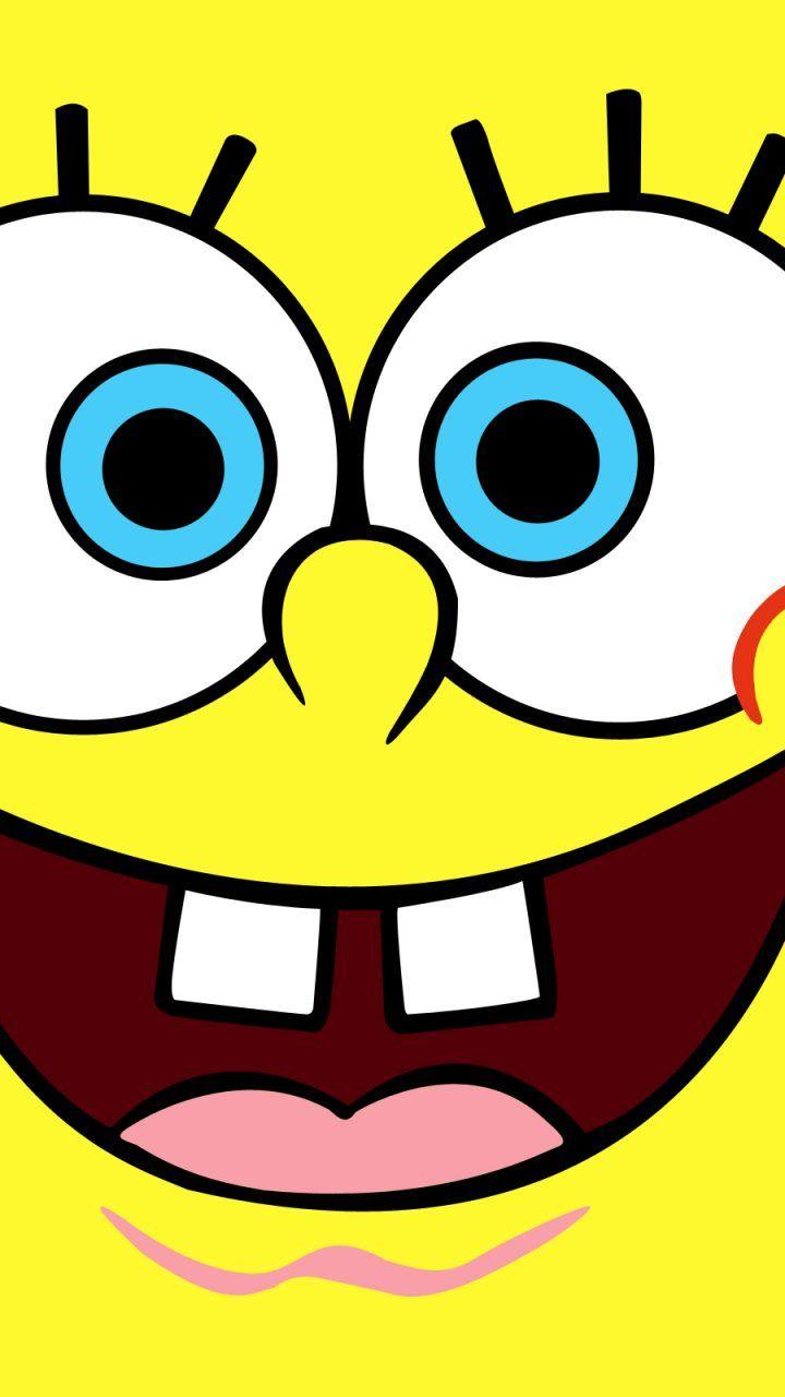 720x1280 Spongebob Smiley Face HD Wallpaper