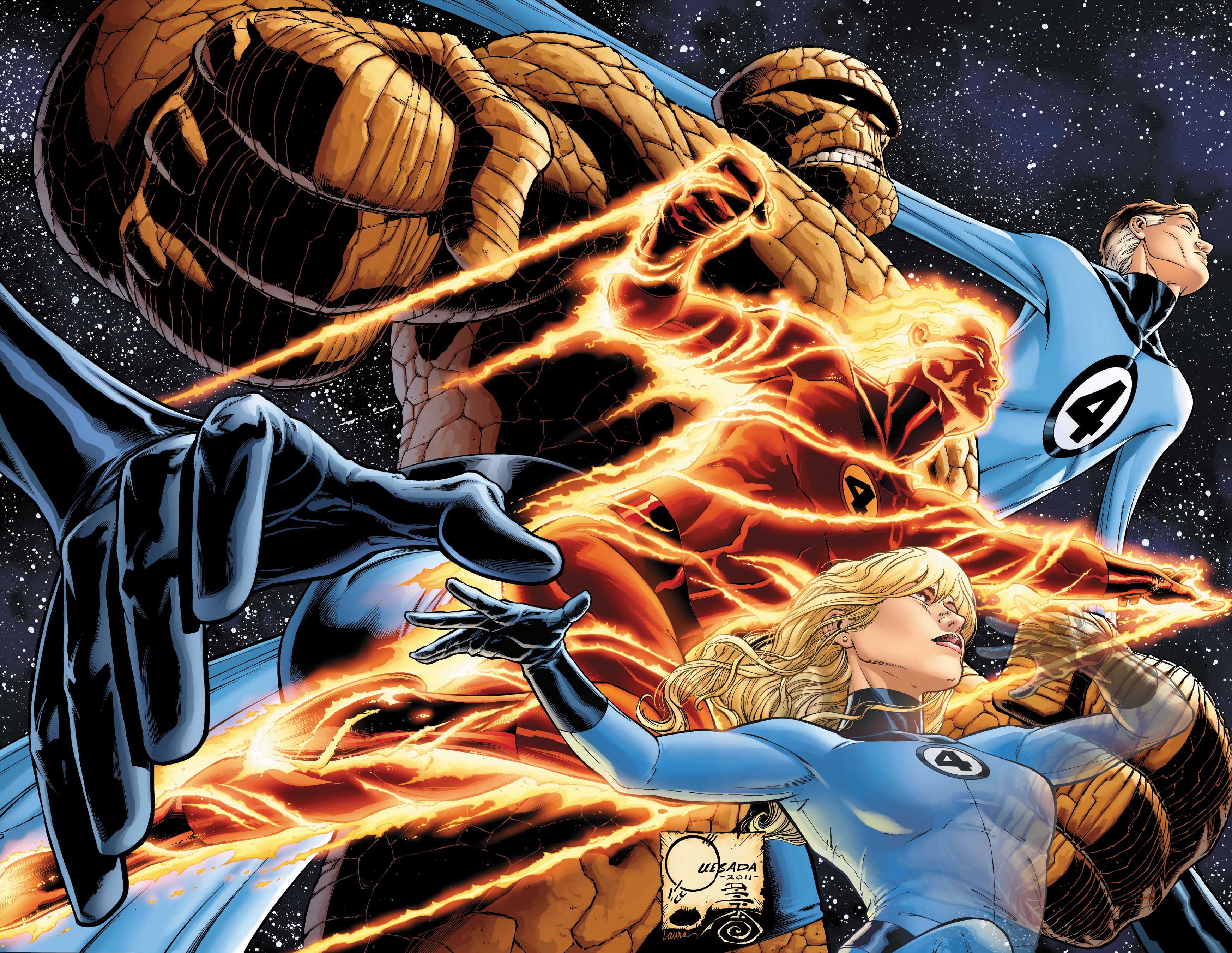 3492x2700 Ben Grimm Fantastic Four Human Torch Marvel Comics Invisible Woman Johnny Storm Marvel Comics Mister Wallpaper:3492x2700