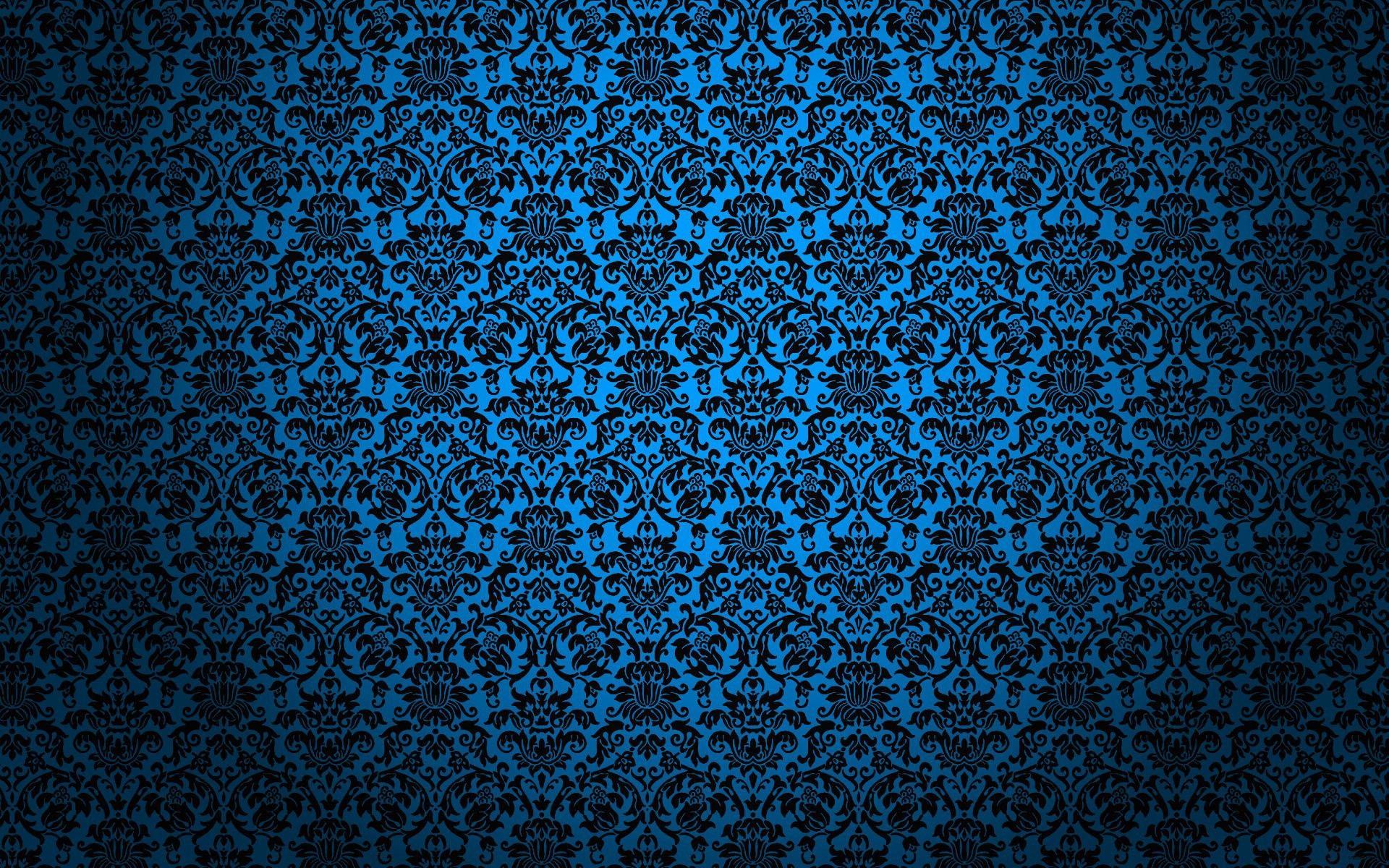 1920x1200 Download wallpaper Blue vintage pattern, floral vintage texture, vintage blue background, ornaments texture, retro texture for desktop with resolution 1920x1200. High Quality HD picture wallpaper