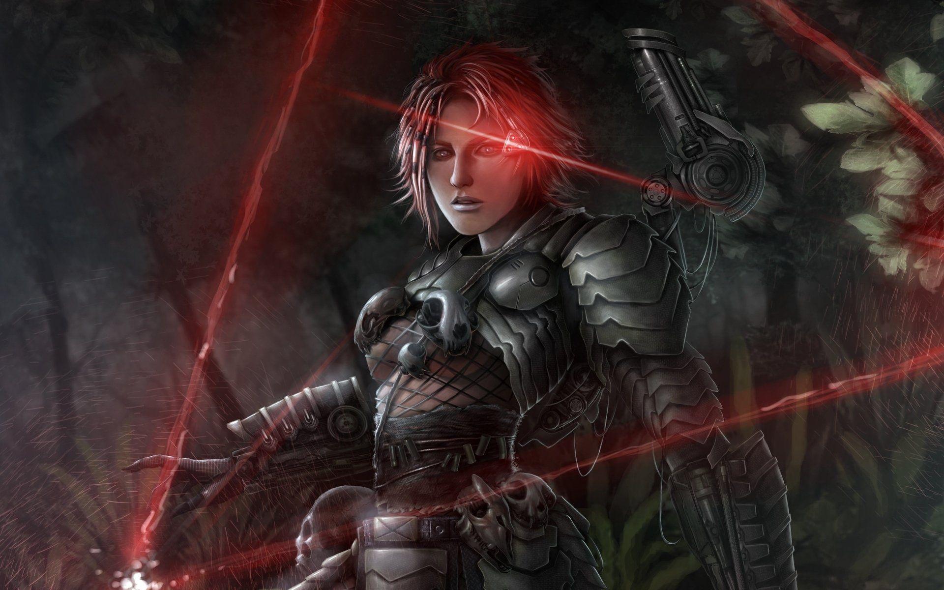 1920x1200 warrior, The, Girl, In, The, Armor, Auth, Armor, Fantasy, Girls, Cyborg, Sci fi Wallpaper HD / Desktop and Mobile Background