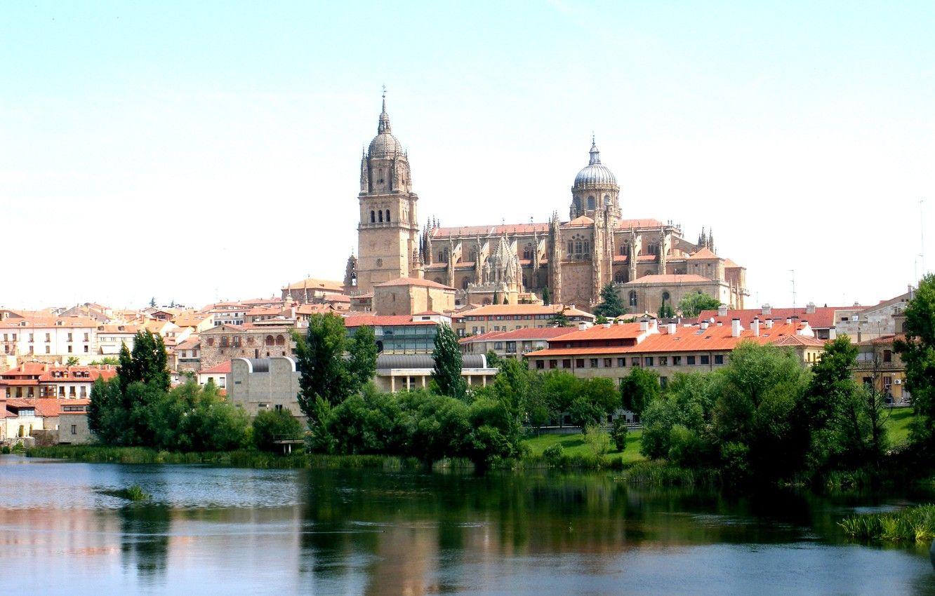 1332x850 Wallpaper landscape, city, the city, castle, Spain, landscape, Spain, castle, Spain, Salamanca, Salamanca image for desktop, section город