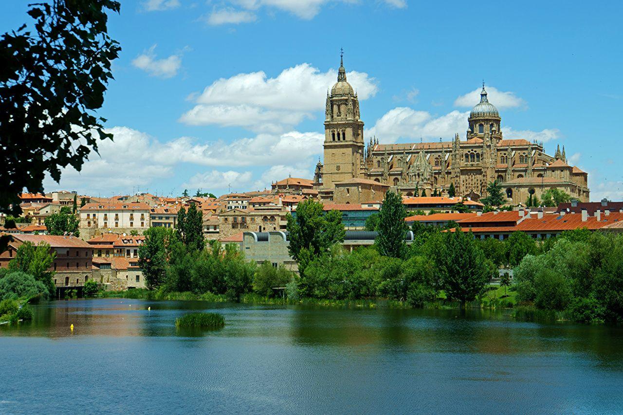 1280x853 Photo Spain Salamanca Rivers Cities Building
