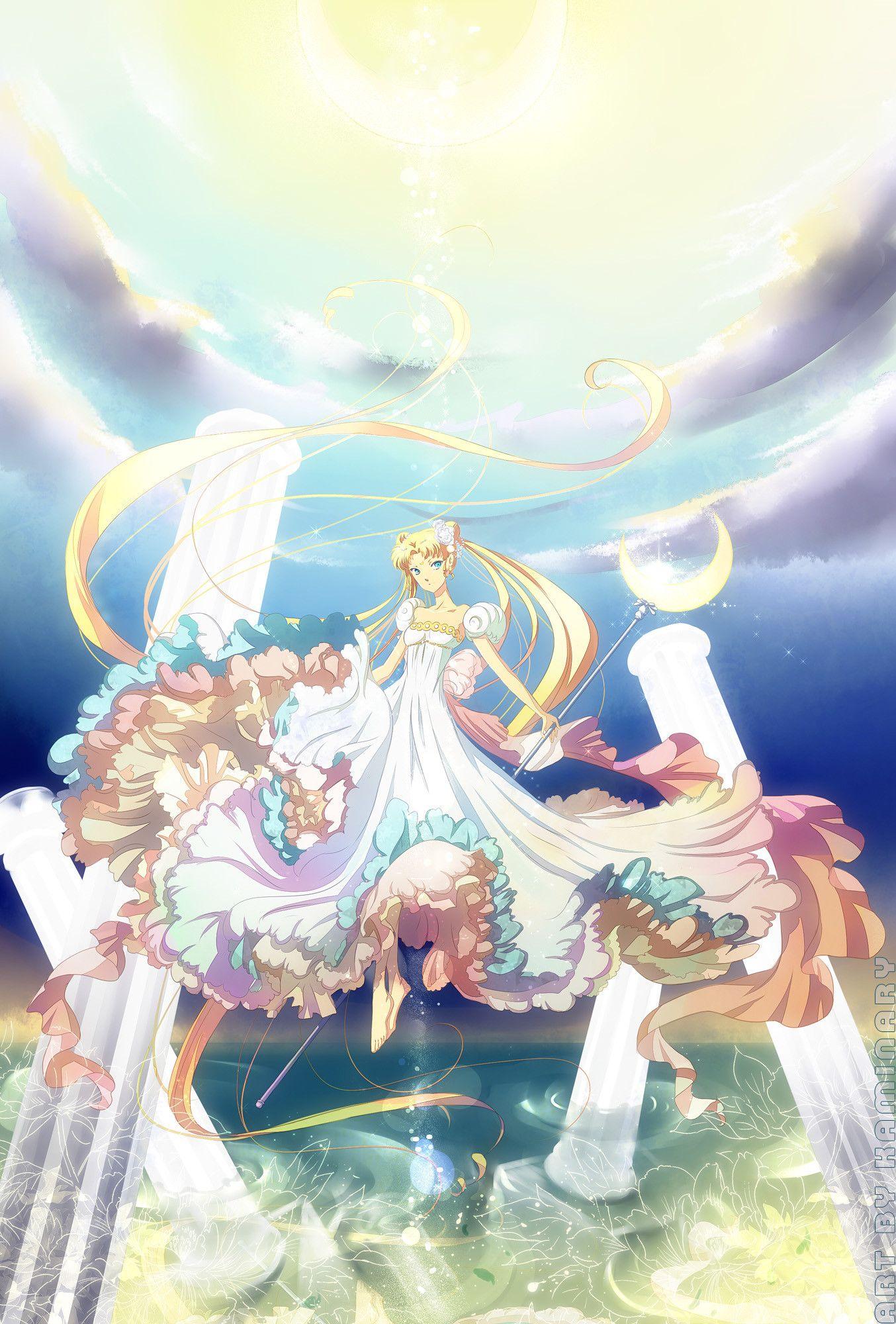 1354x2000 Princess Serenity Sailor Moon Crystal Wallpaper