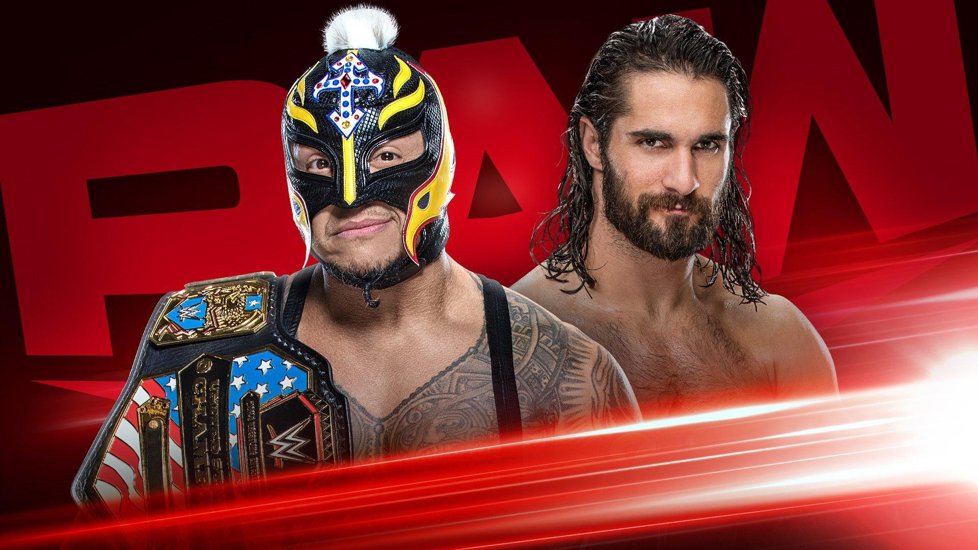 1920x1080 WWE Raw live results: Rey Mysterio vs. Seth Rollins
