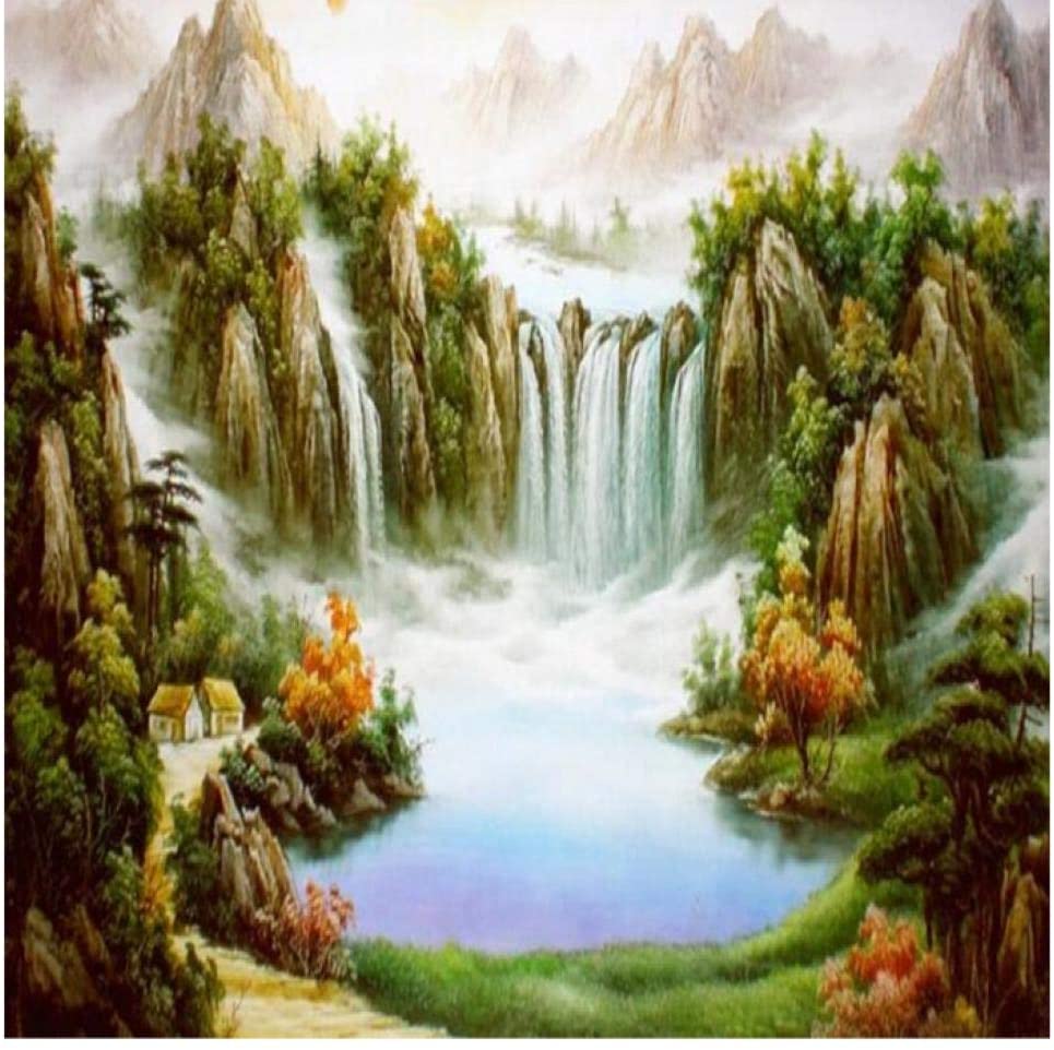965x962 Shuangklei Chinese Landscape Painting Wallpaper for Walls 3D Wall Murals Photo Wall Papers for Living Room Bedroom Home Decor Forest Trees -280X200Cm
