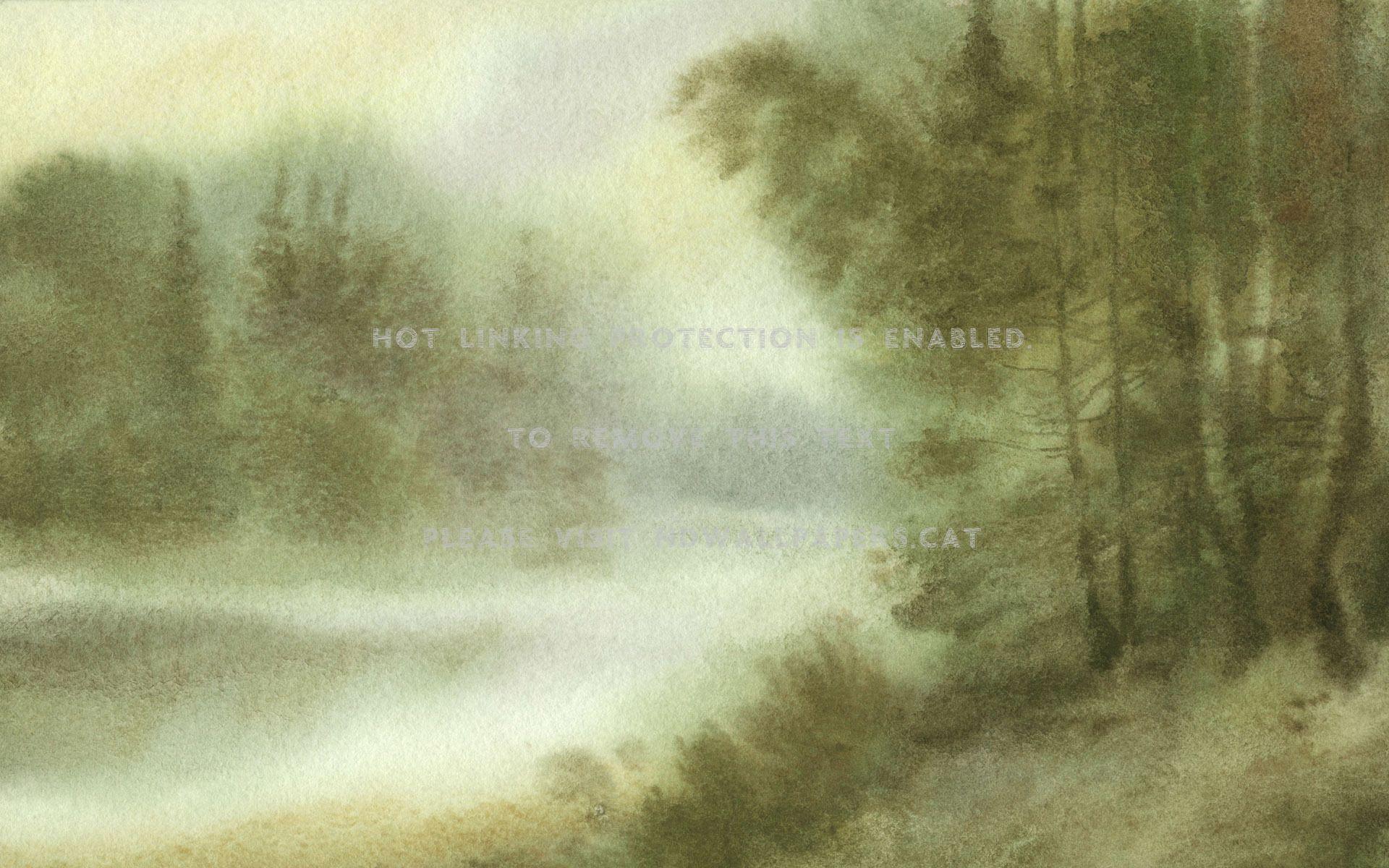 1920x1200 chinese landscape painting watercolor