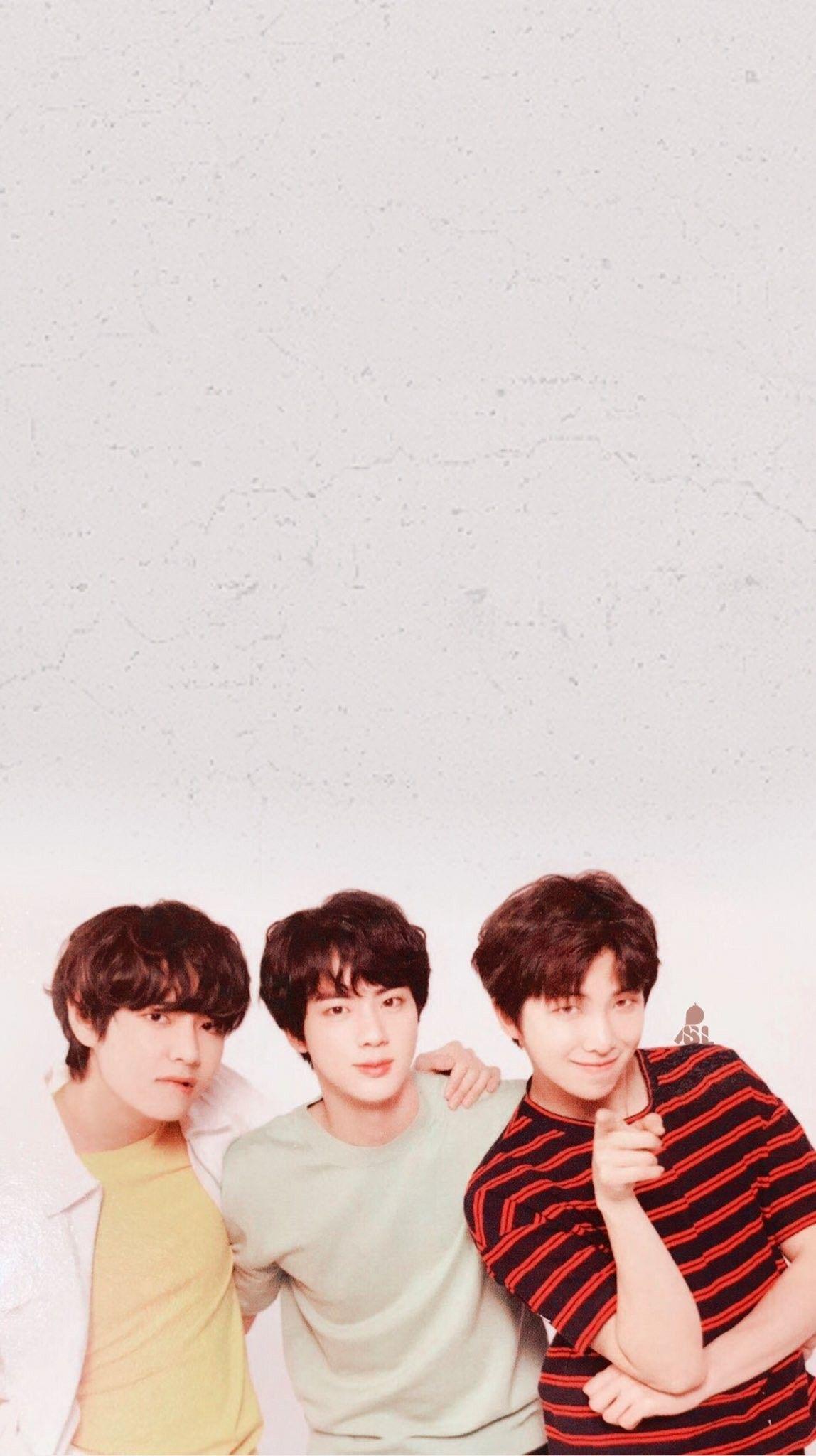 1148x2048 BTS V And Jin Wallpaper