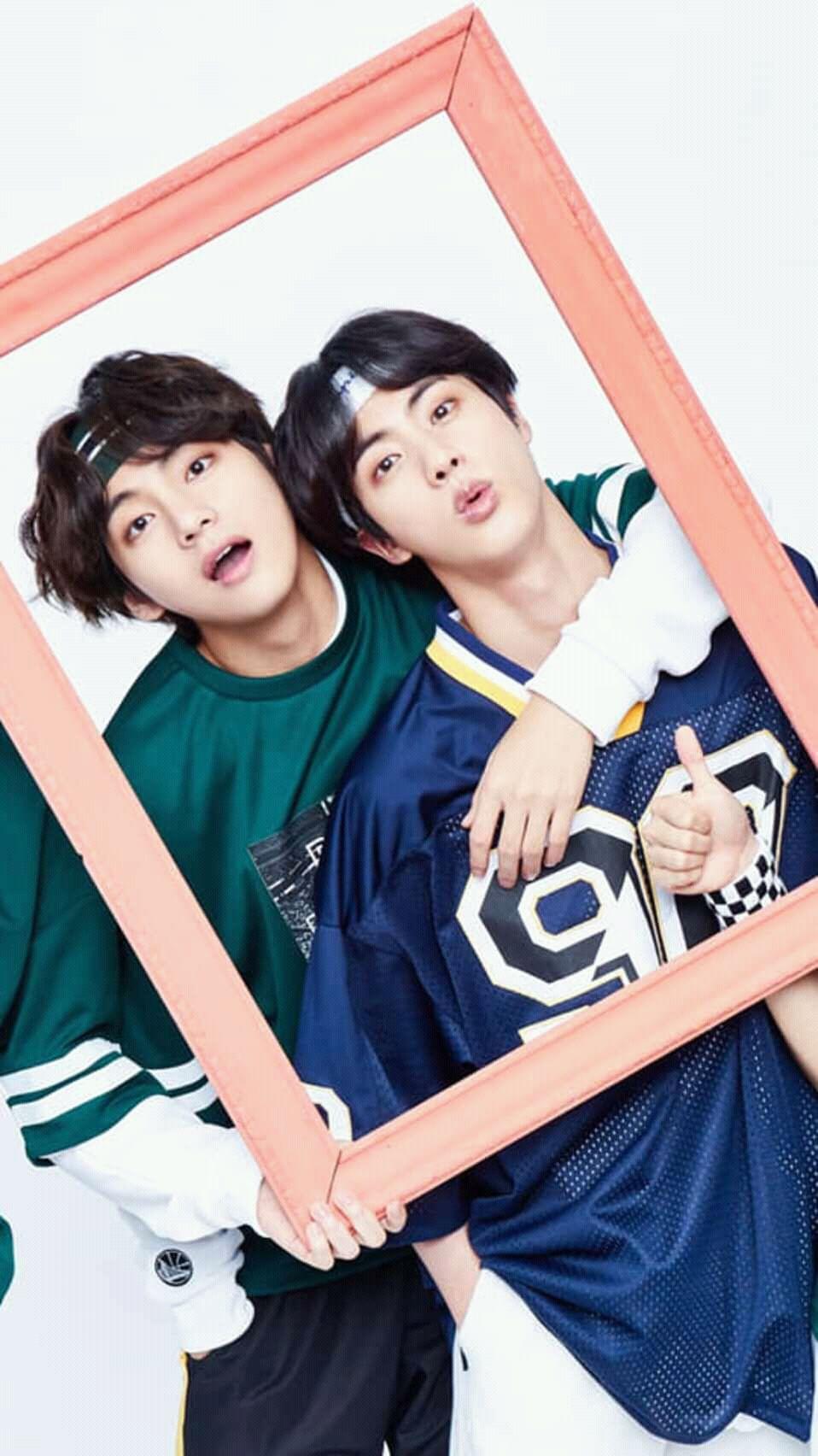 958x1704 V And Jin BTS Wallpaper