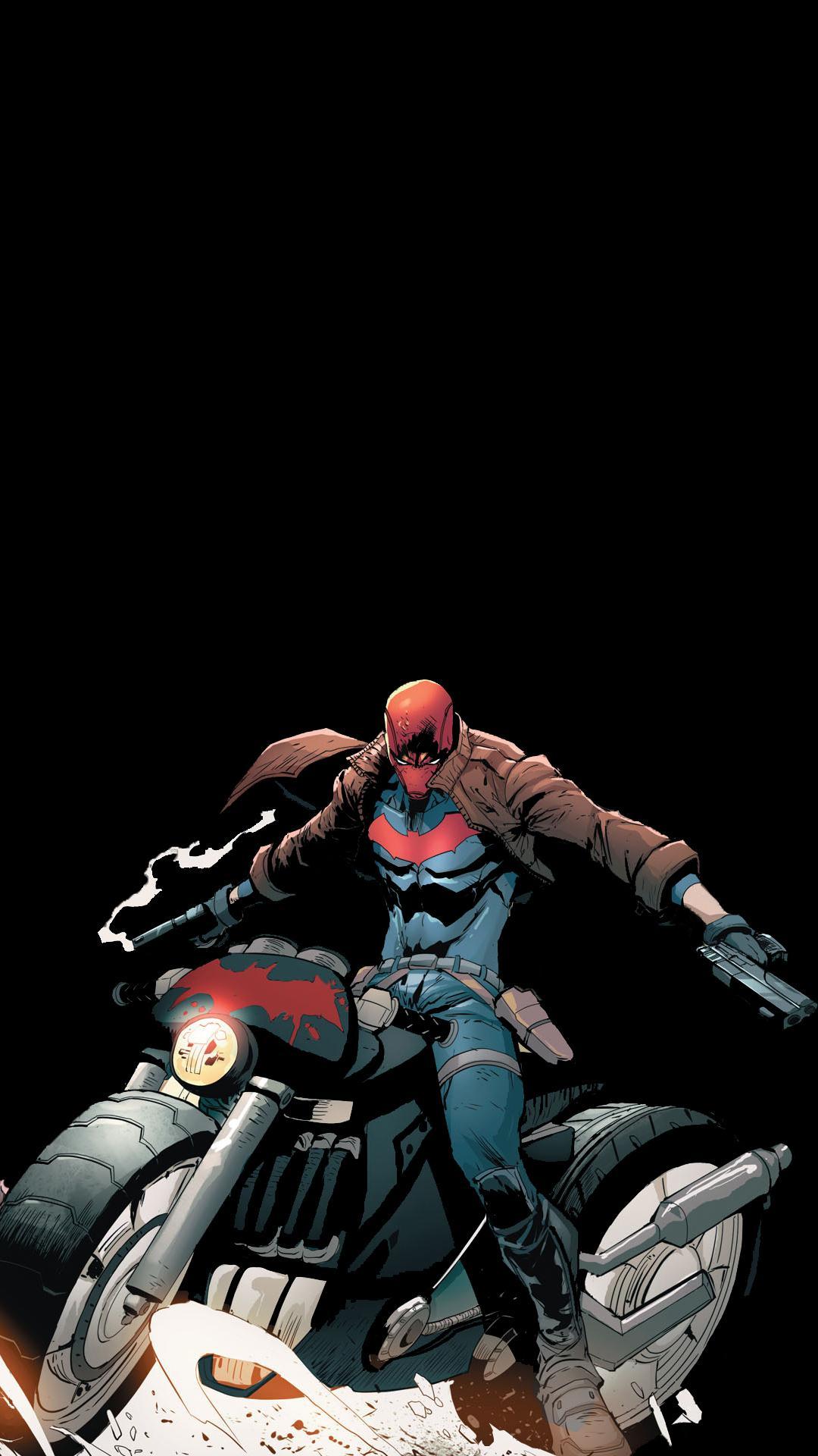 1080x1920 Red Hood DC Wallpaper