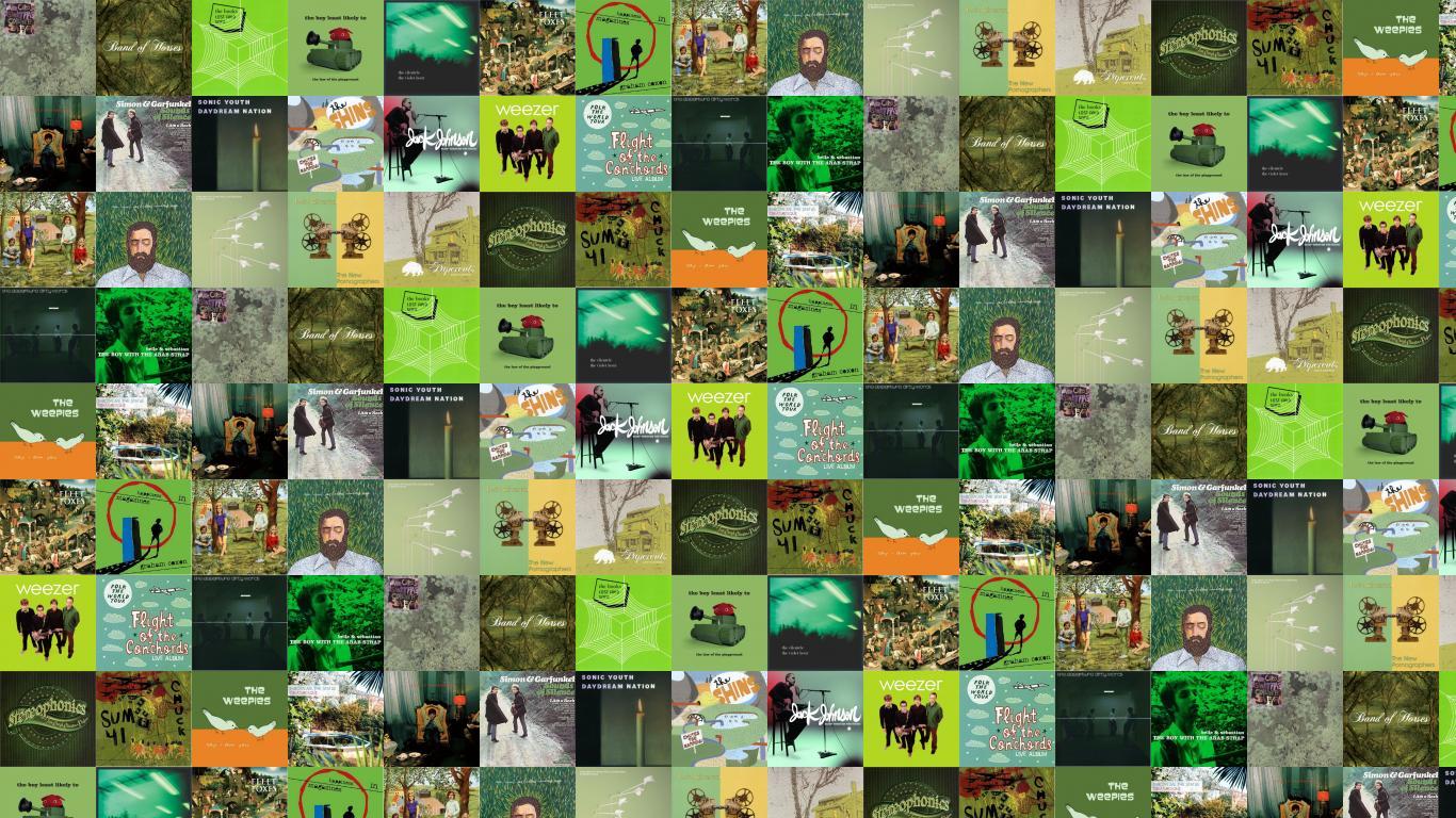 1366x768 Animal Collective Water Curses Band Horses Everything All