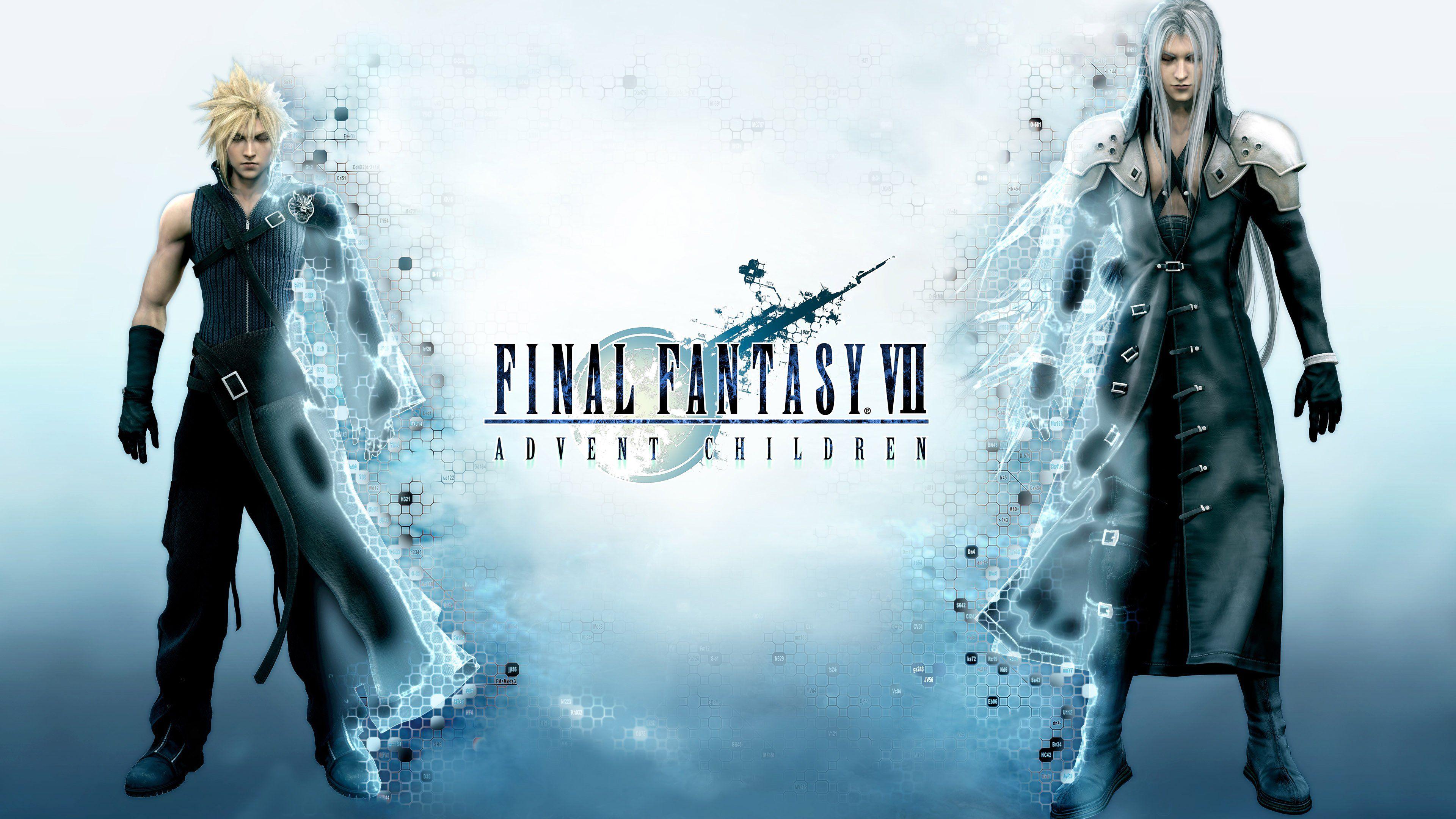 3840x2160 Cloud Strife And Sephiroth Fantasy VII Wallpaper