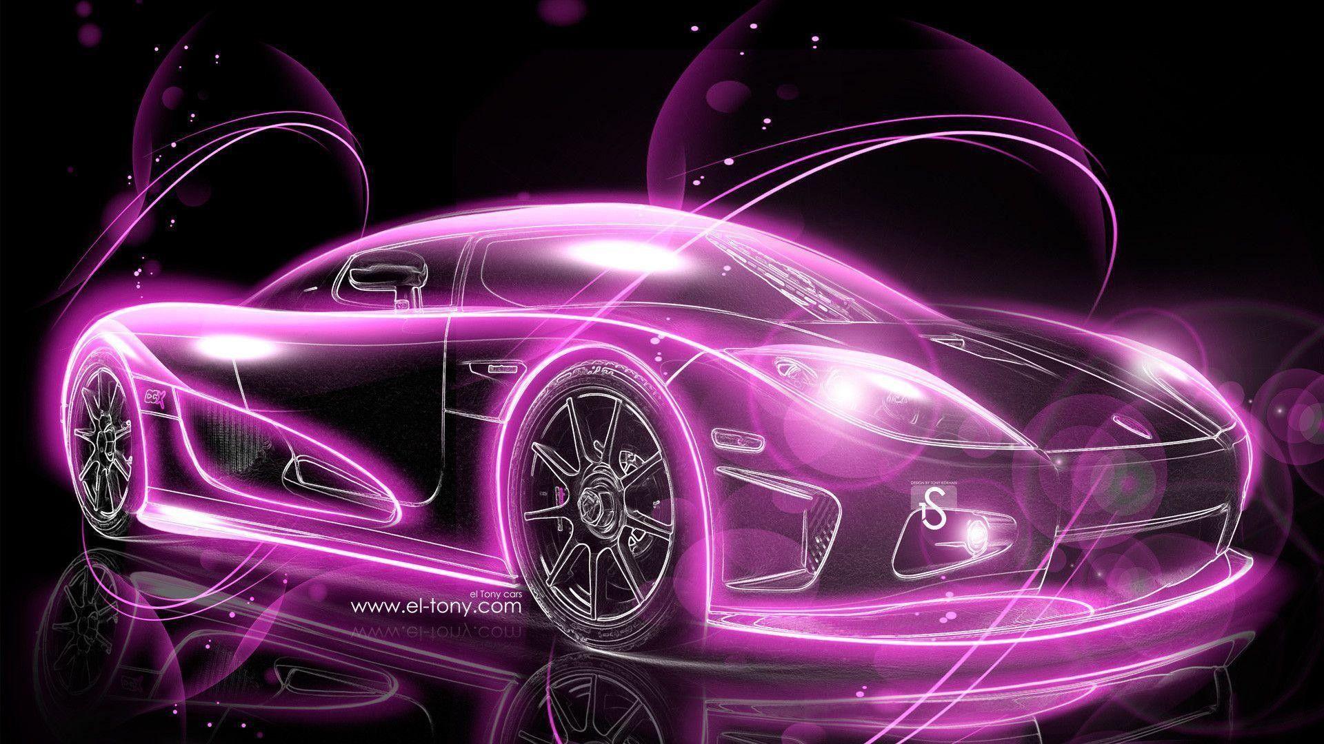 Purple Neon Car Wallpapers   Top Free Purple Neon Car Backgrounds