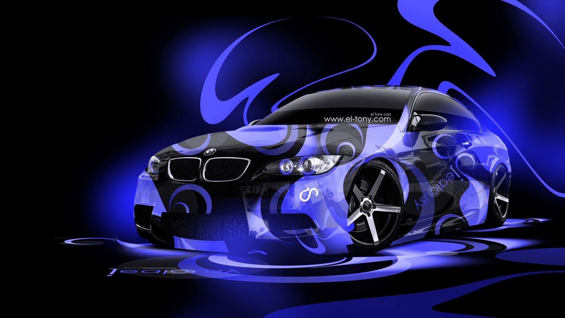 1920x1080 Neon Cars Wallpaper background picture