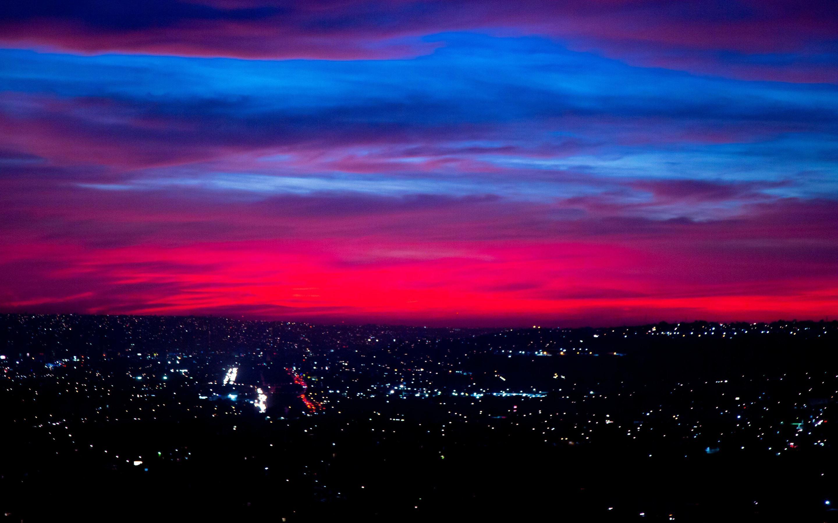 2880x1800 city red 5k iMac Wallpaper Download