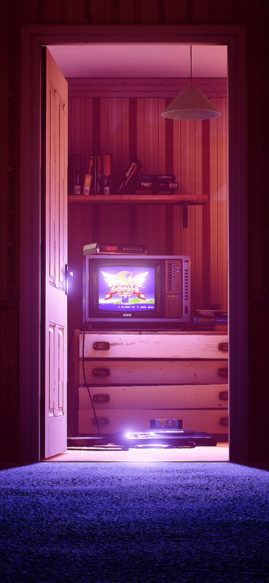 1125x2436 Retro Game Phone Wallpaper