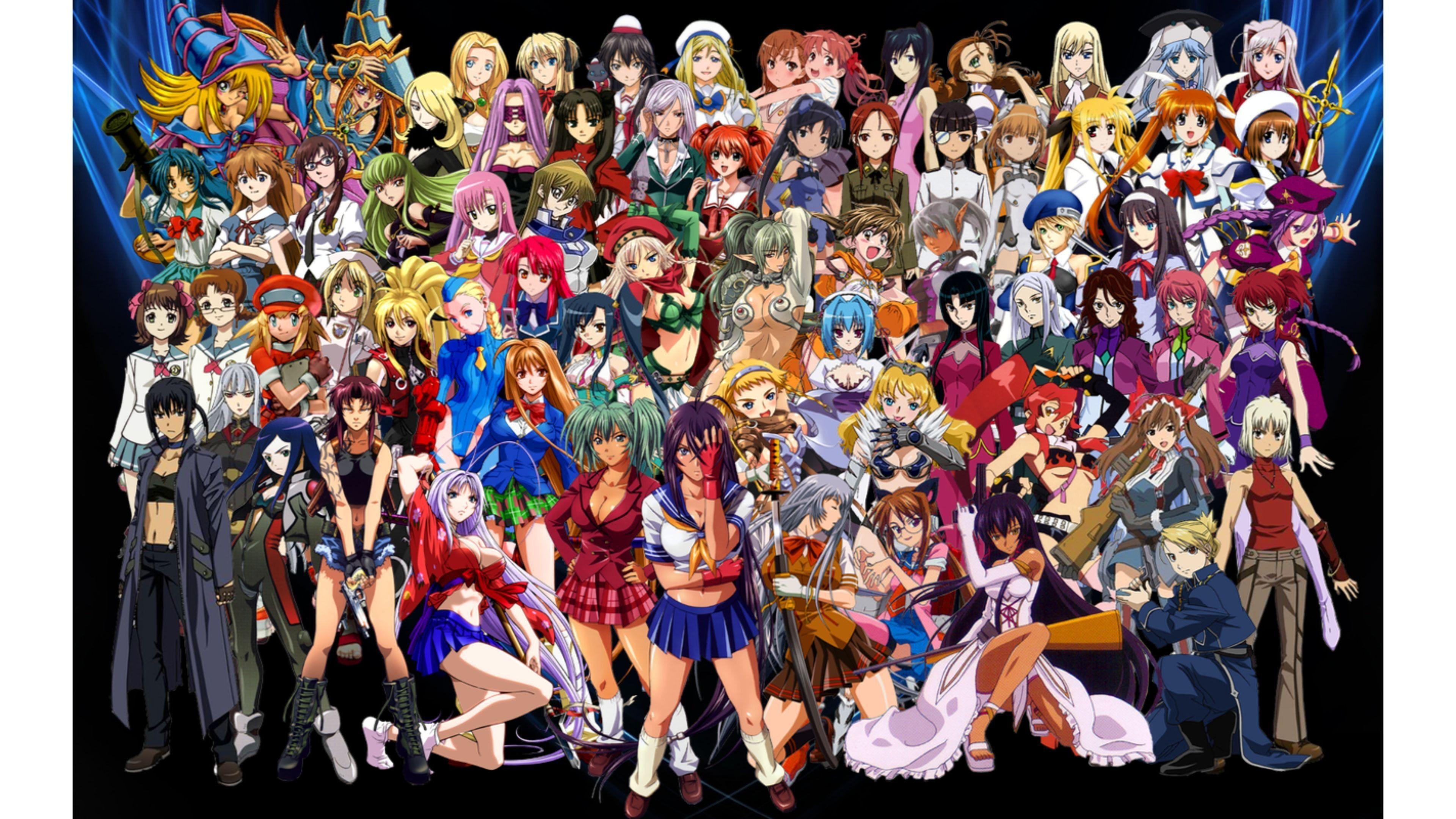 3840x2160 Multiple Anime Character Wallpaper .
