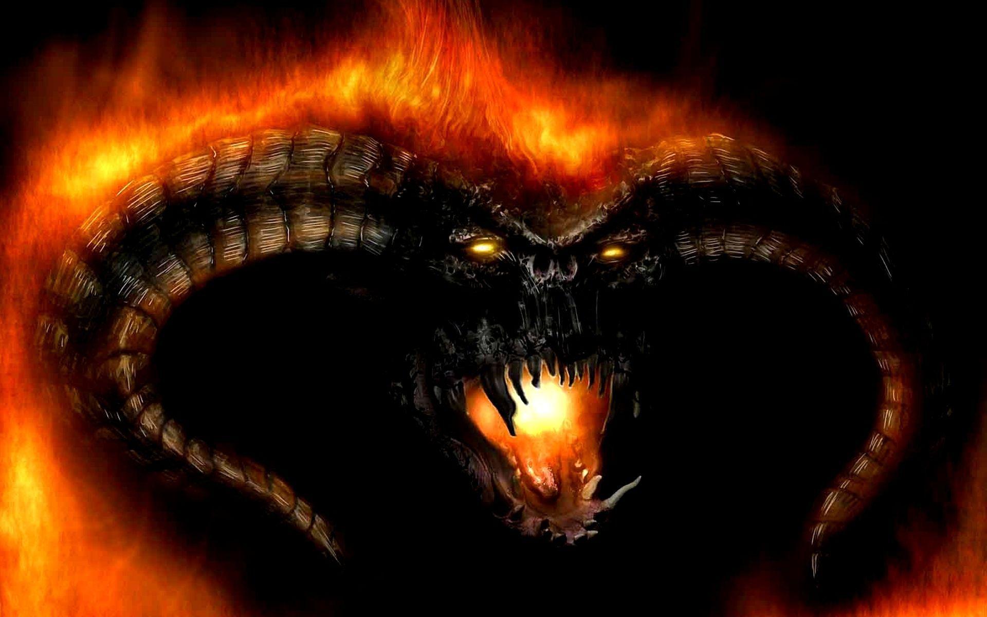 1920x1200 Lord of the Rings Wallpaper: Balrog. Lord of the rings, Fantasy dragon, Balrog