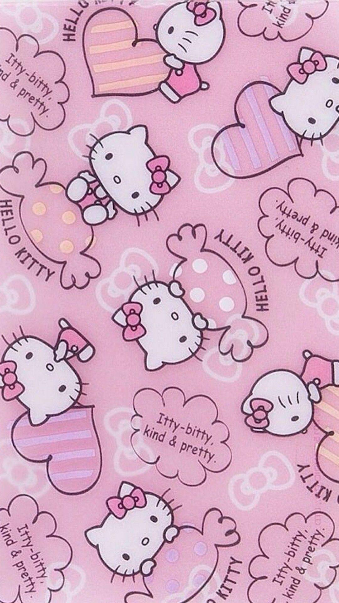 1080x1920 Hello Kitty Face iPhone Wallpaper .