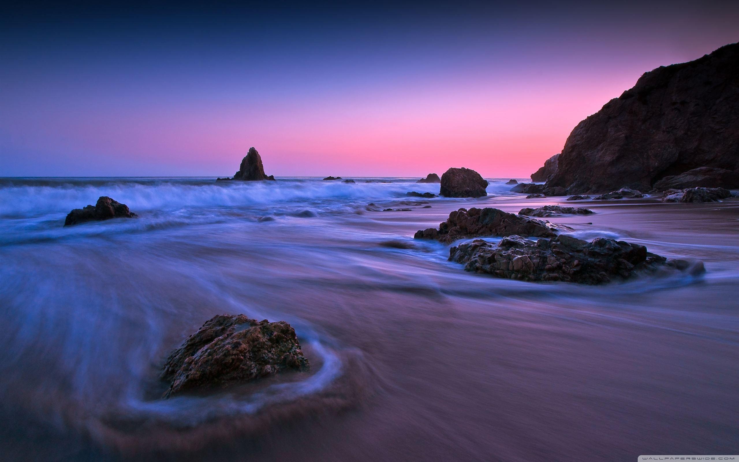 2560x1600 Purple Sunset Light MacBook Air Wallpaper Download