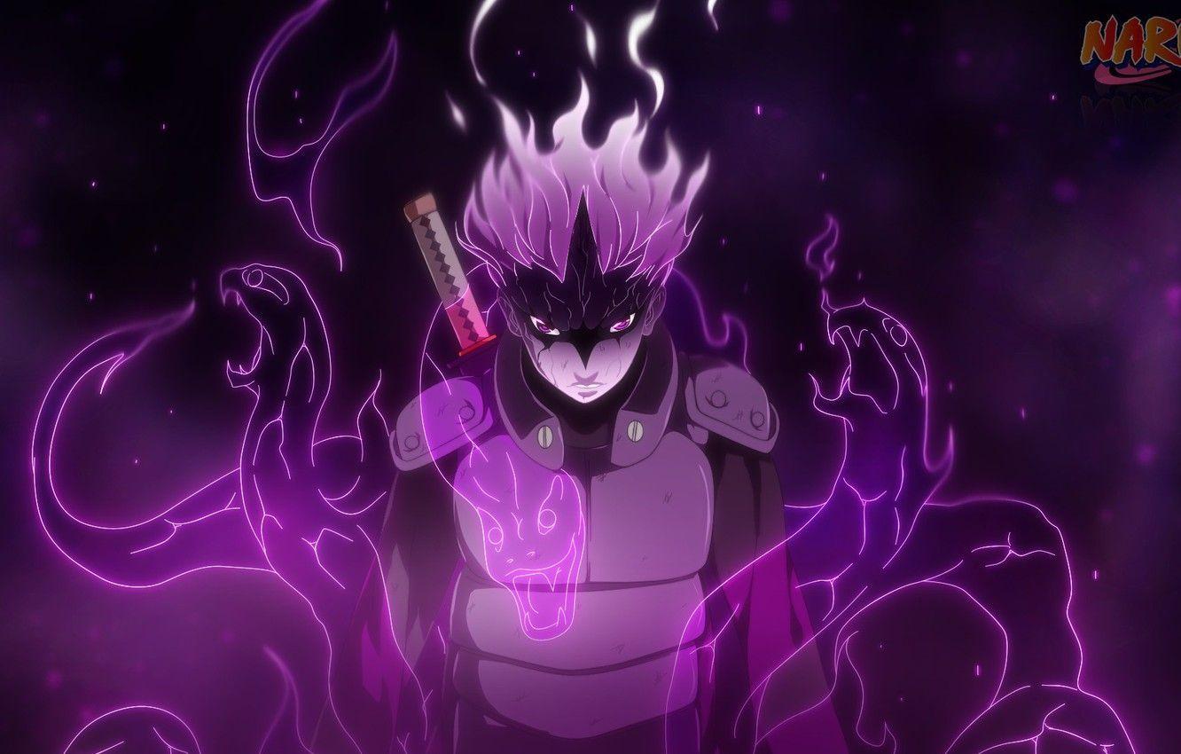1332x850 Blue And Purple Anime Wallpaper