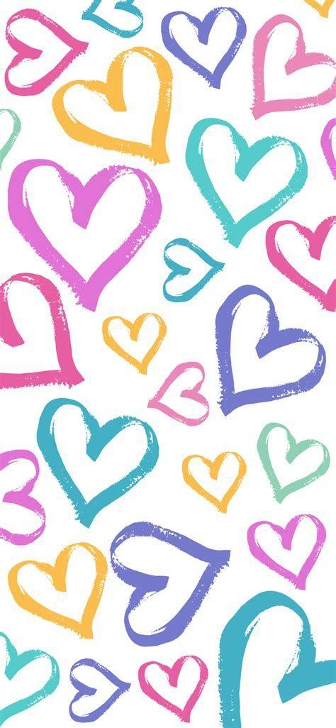 474x1026 Pastel Heart Wallpaper .