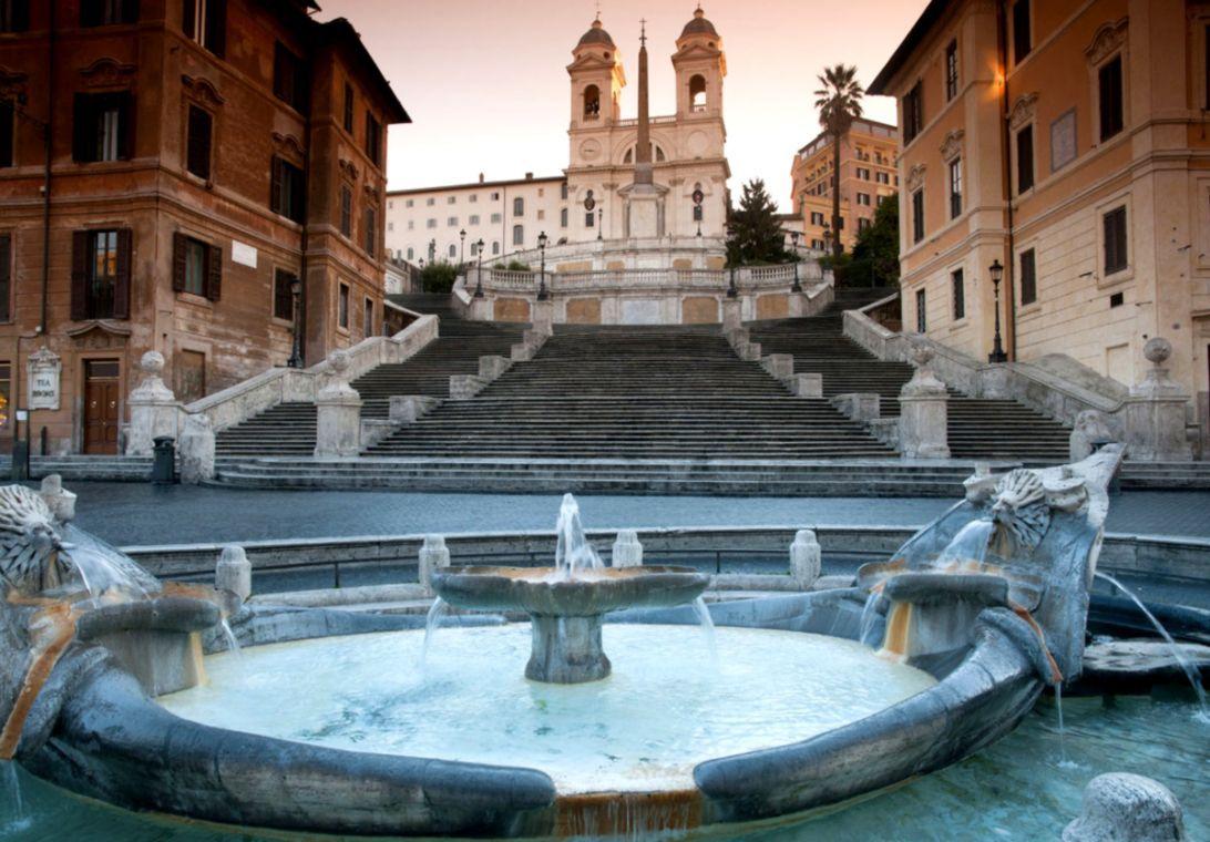 1092x760 Spanish Steps Rome Travel Picture Wallpaper