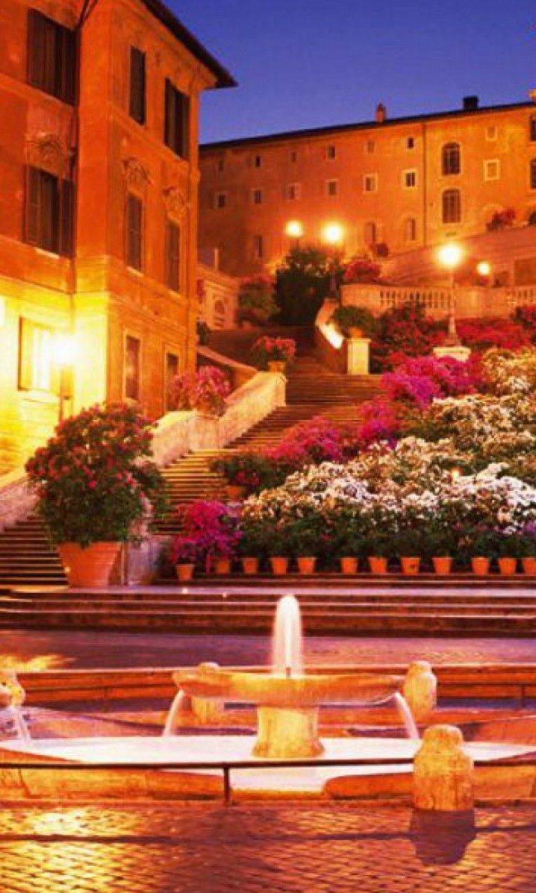 768x1280 Spanish steps HD Wallpaper 768x1280