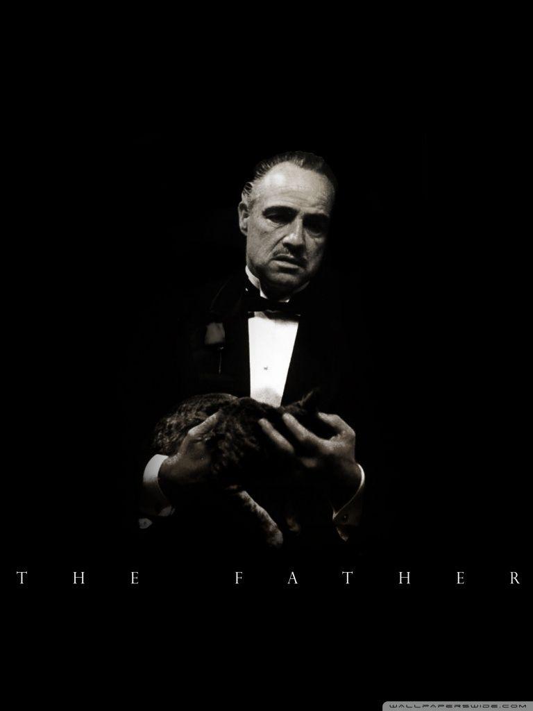 768x1024 The Godfather Cat HD desktop wallpaper : High Definition. The godfather, Godfather movie, Wallpaper