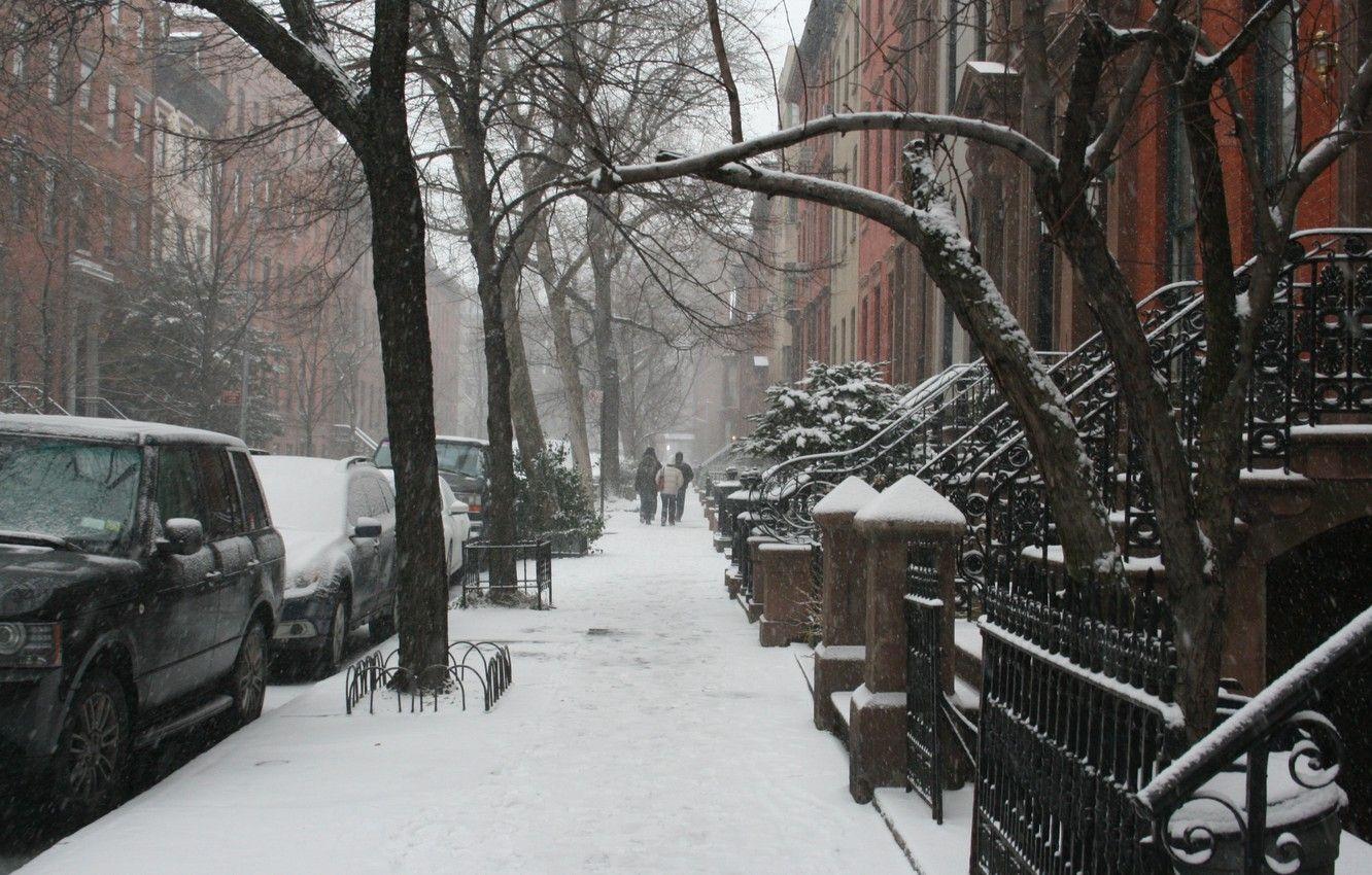 1332x850 Wallpaper city, the city, USA, NYC, winter, New_York image for desktop, section город