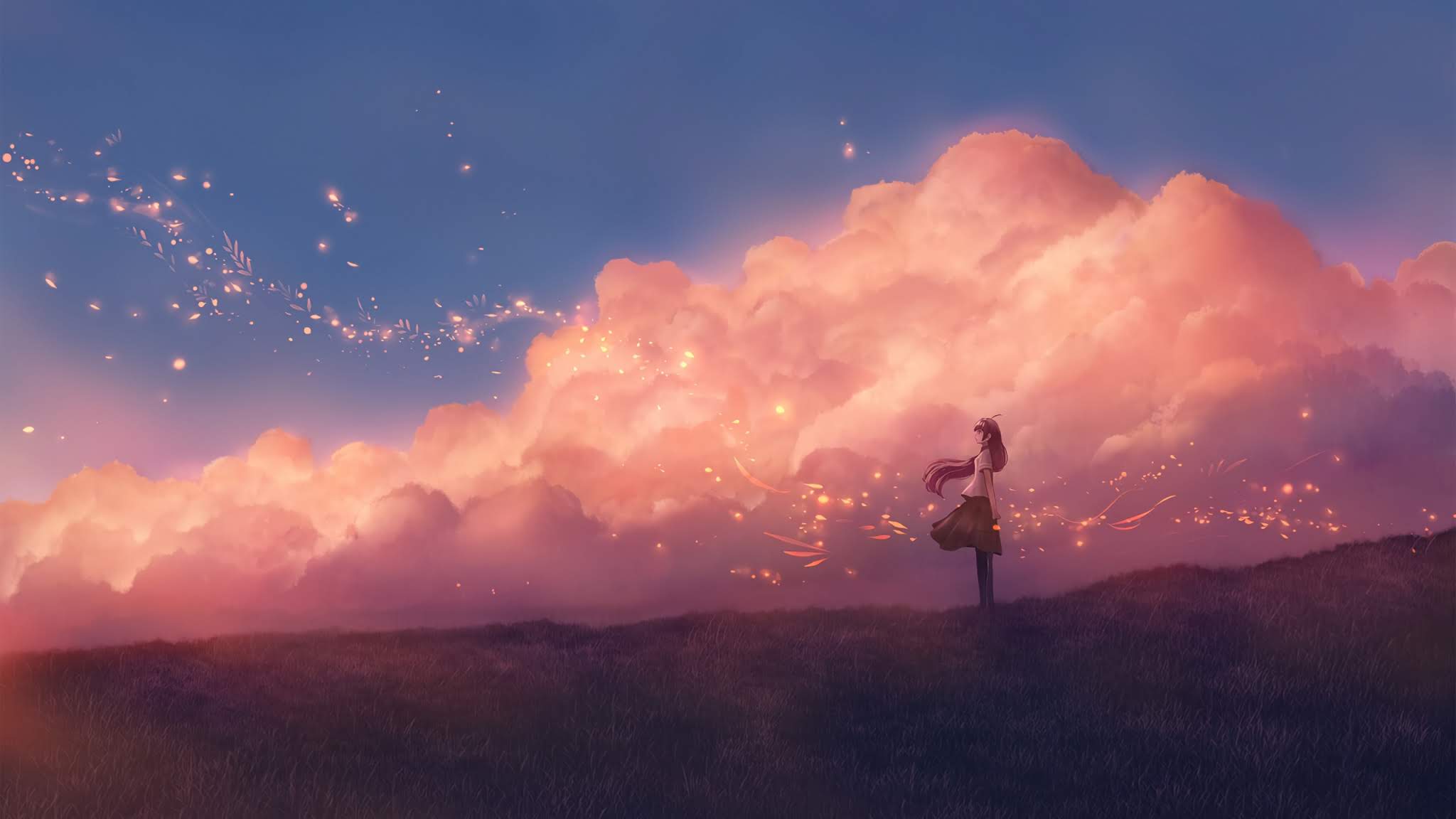 2048x1152 HD Dream Anime Wallpaper