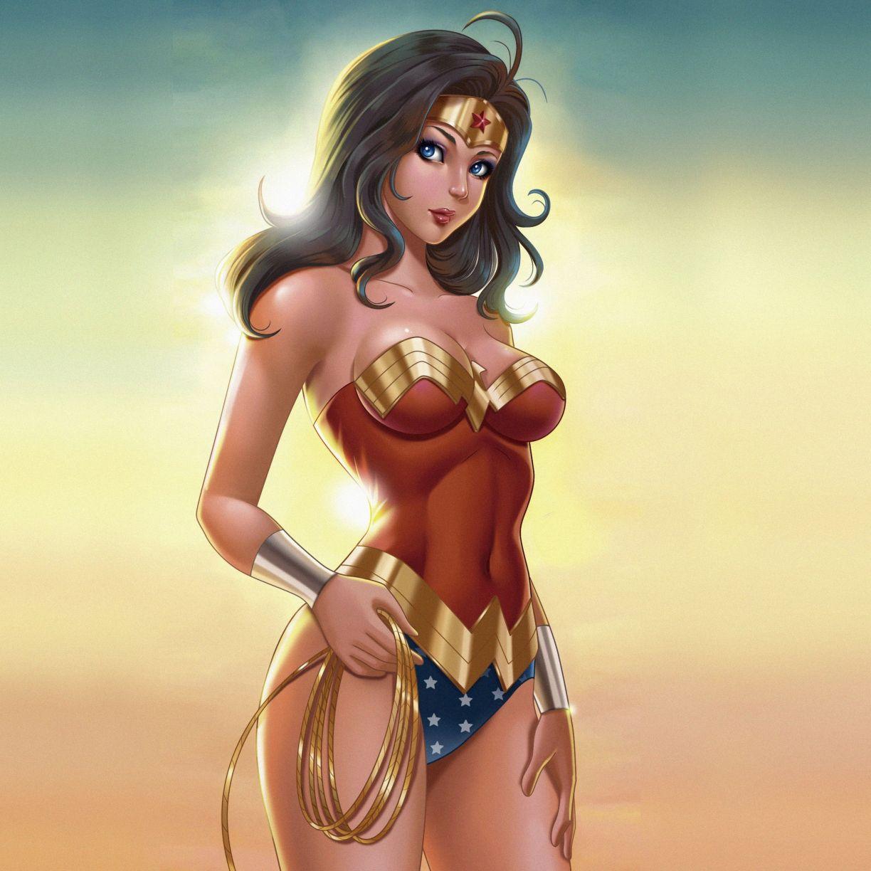 1224x1224 Desktop wallpaper cute and beautiful, wonder woman, princess dianna, HD image, picture, background, edc2a3