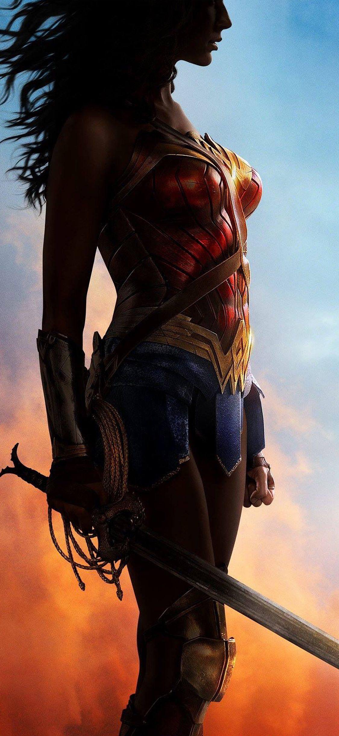 1125x2436 iPhone 7 Wallpaper Wonder Woman